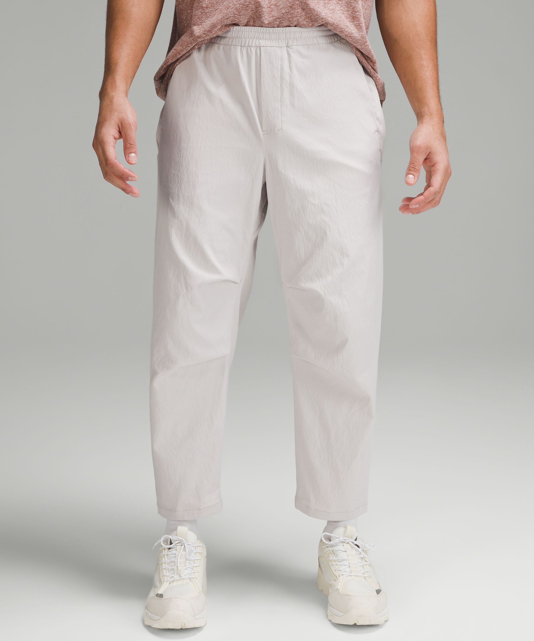 lululemon athletica Lab - Stretch Cupro Slit Pants - 32 - Color  White/pastel - Size 8