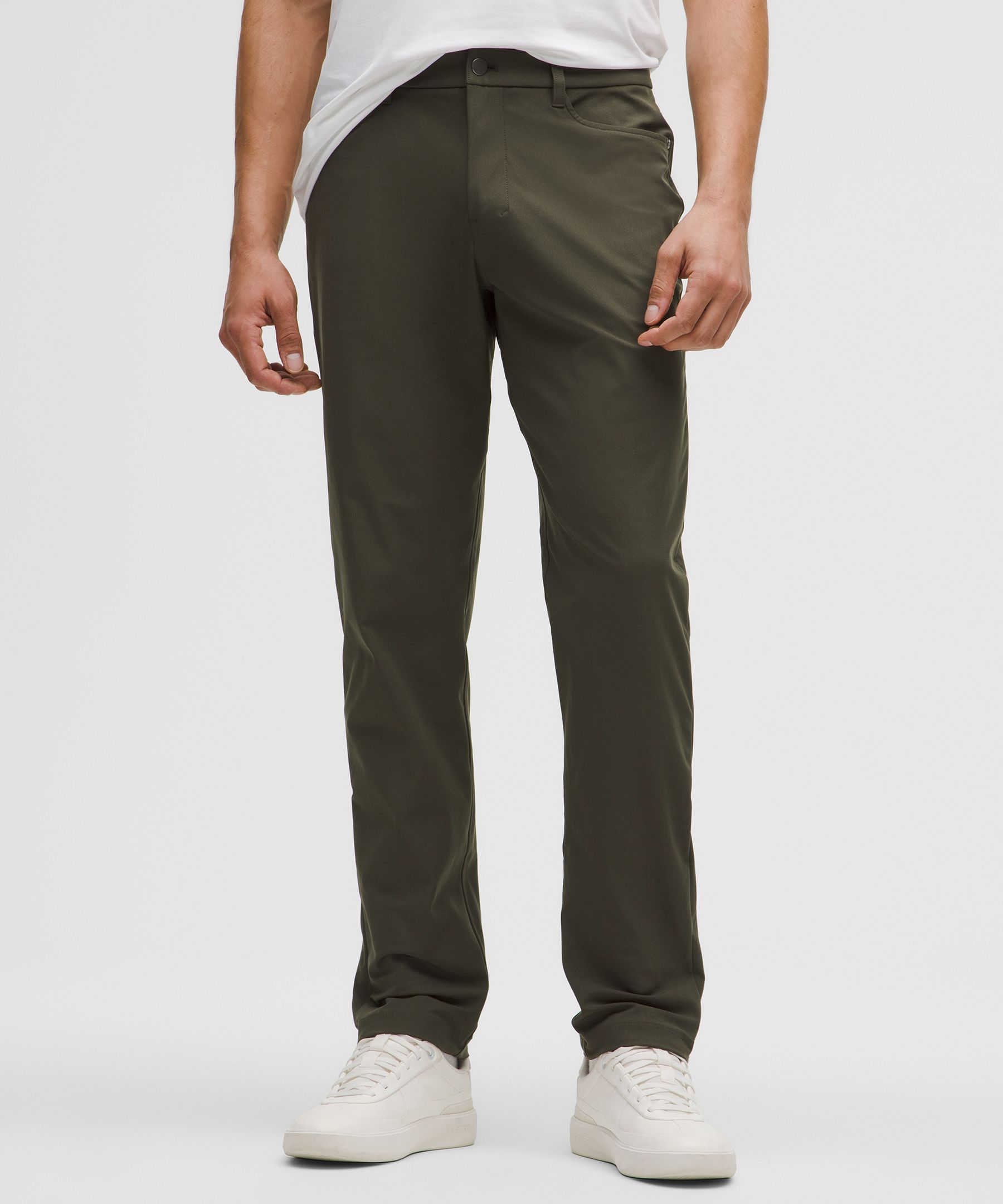 ABC Classic-Fit 5 Pocket Pant 32L Warpstreme - Green,Olive