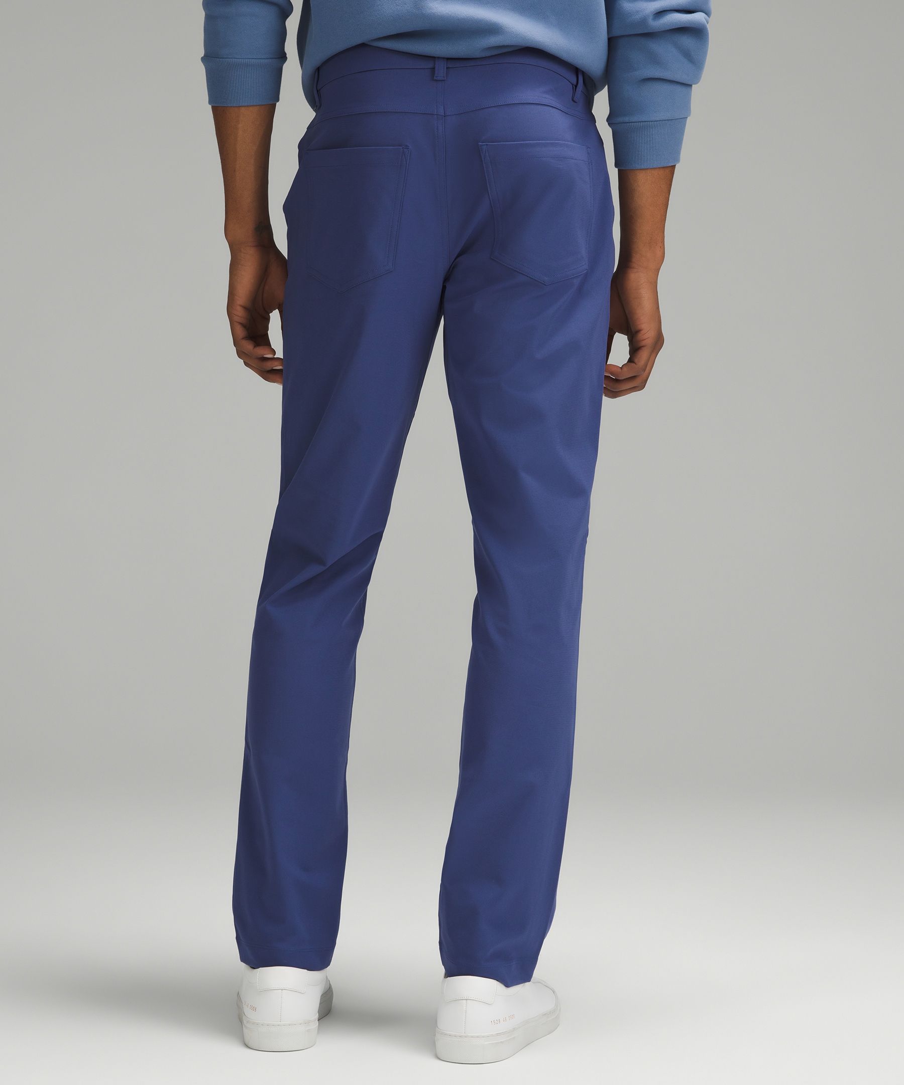 Navy ABC slim-leg golf trousers, Lululemon