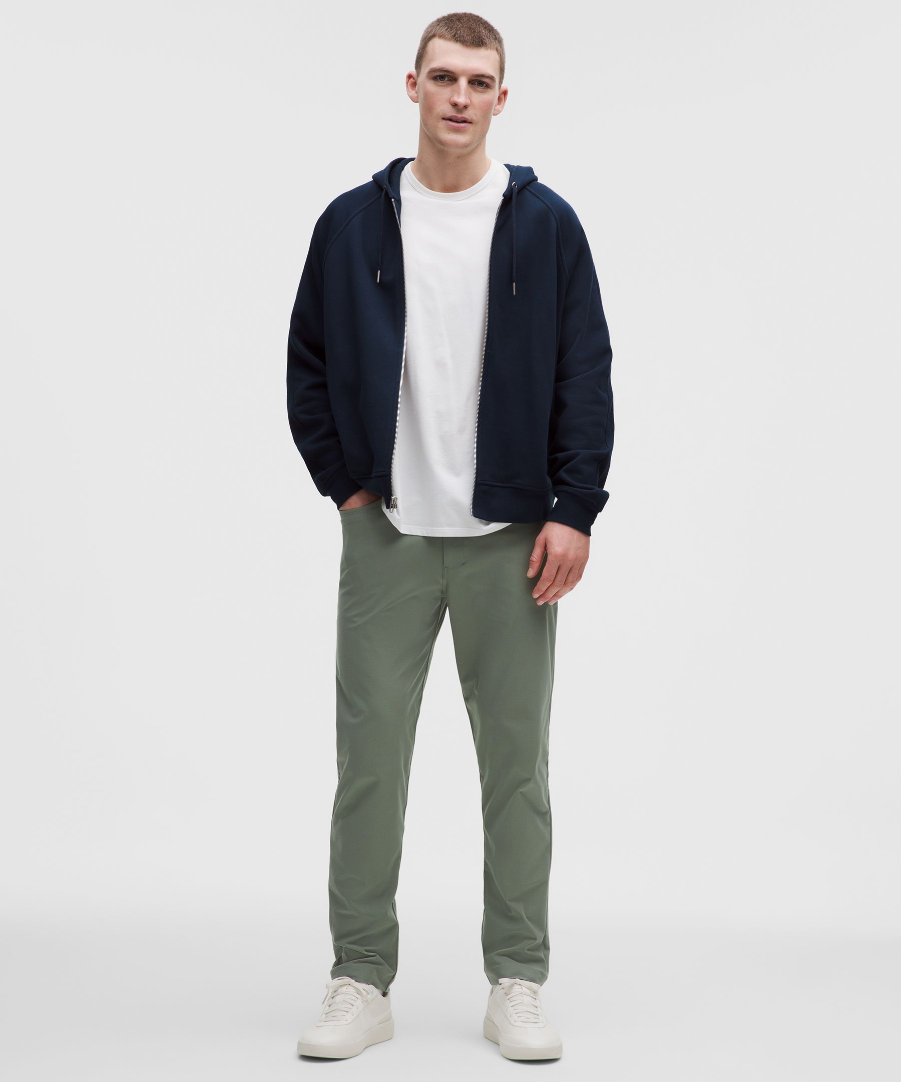 lululemon – Men’s ABC Classic-Fit 5 Pocket Trousers 32L Warpstreme – Color Green/Pastel – Size 6