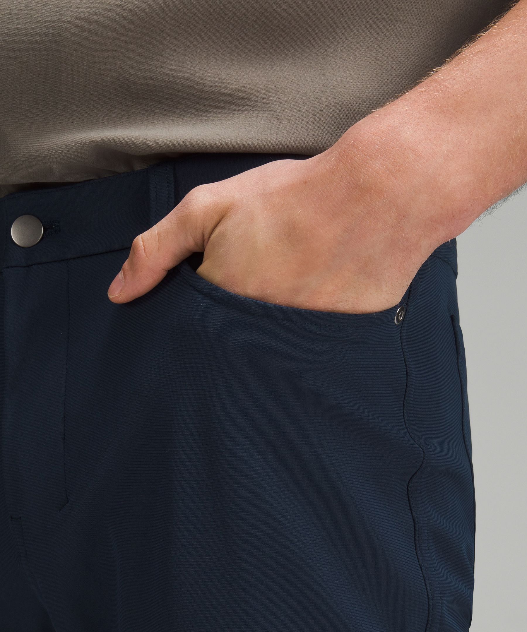 Shop Lululemon Abc Skinny-fit 5 Pocket Pants 32"l Warpstreme