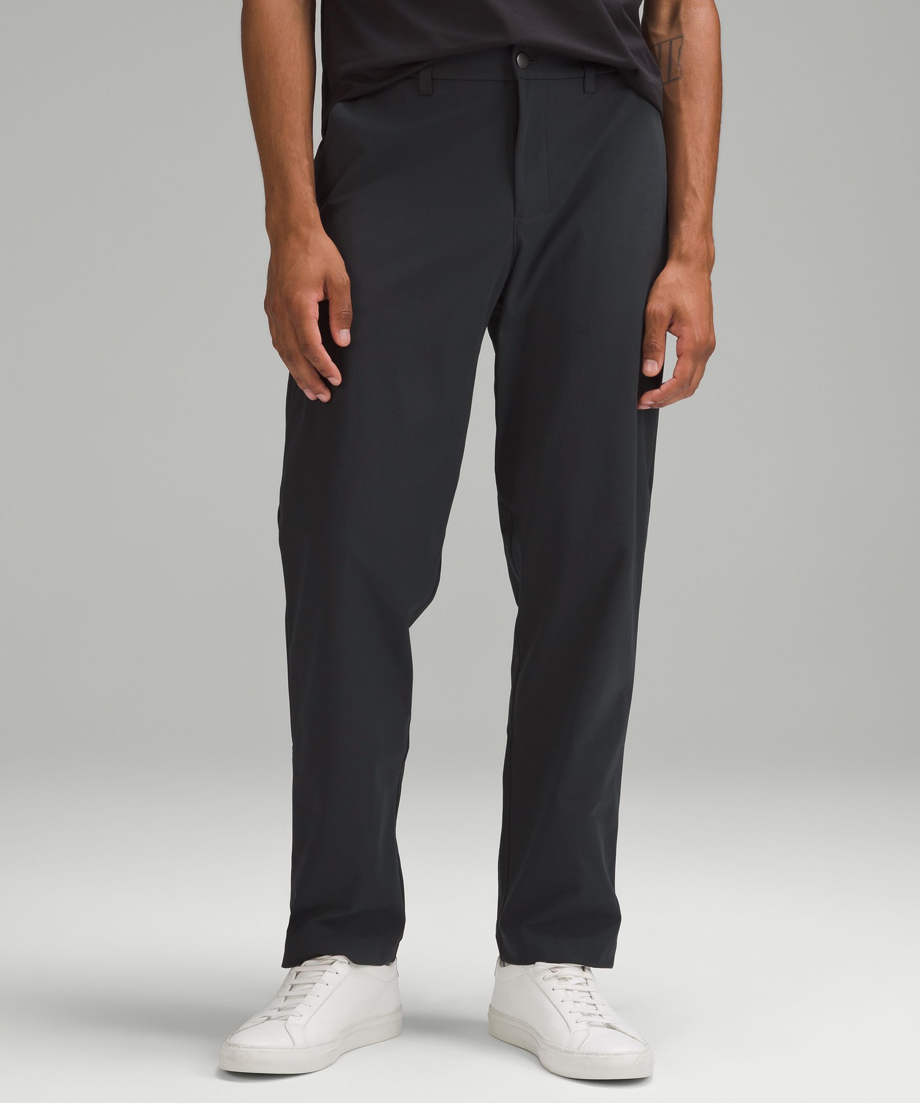 Lululemon Men's Pants Trousers Snap Button Ankle Zipper Size 34 READ