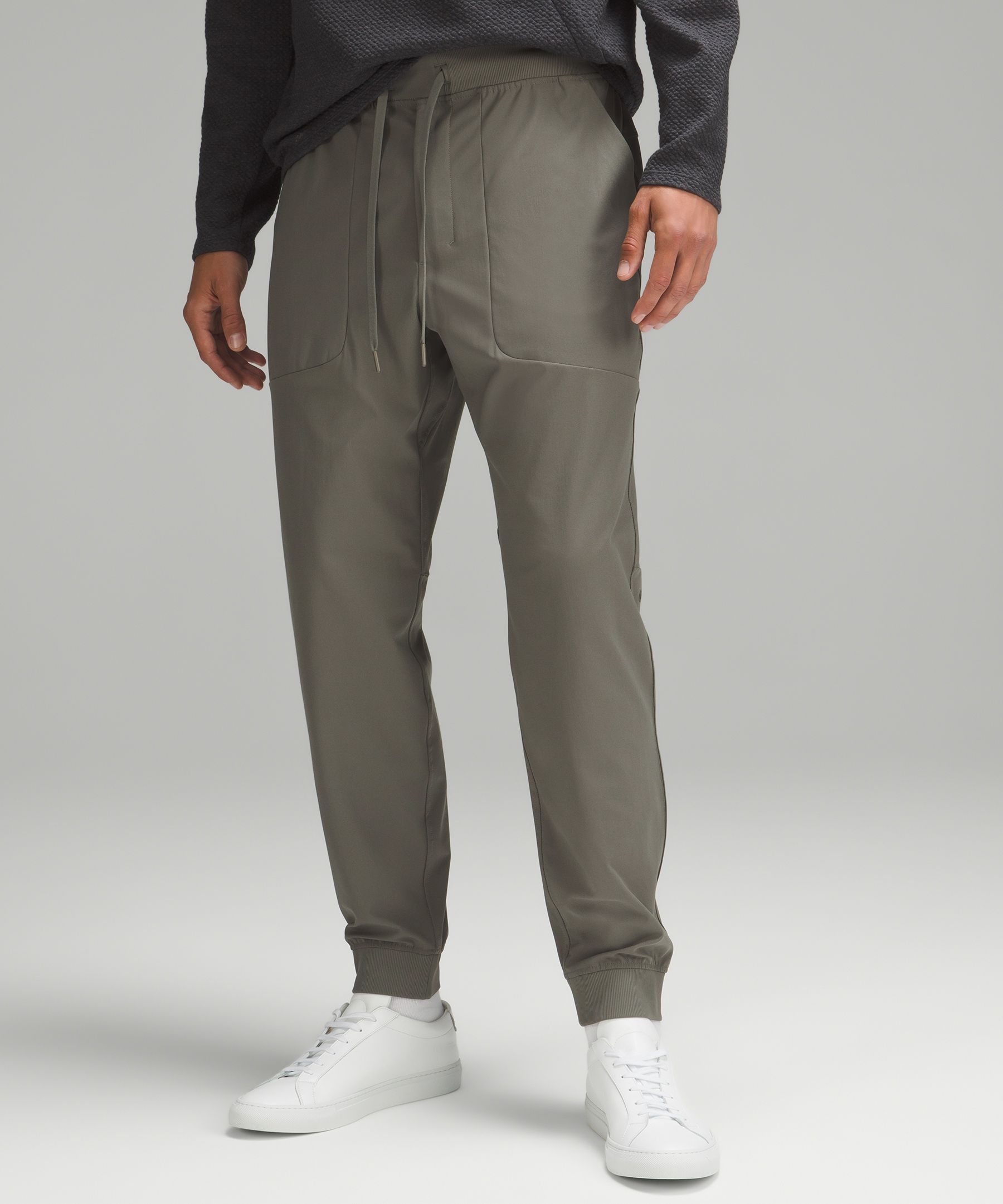 grey mens jogger pants