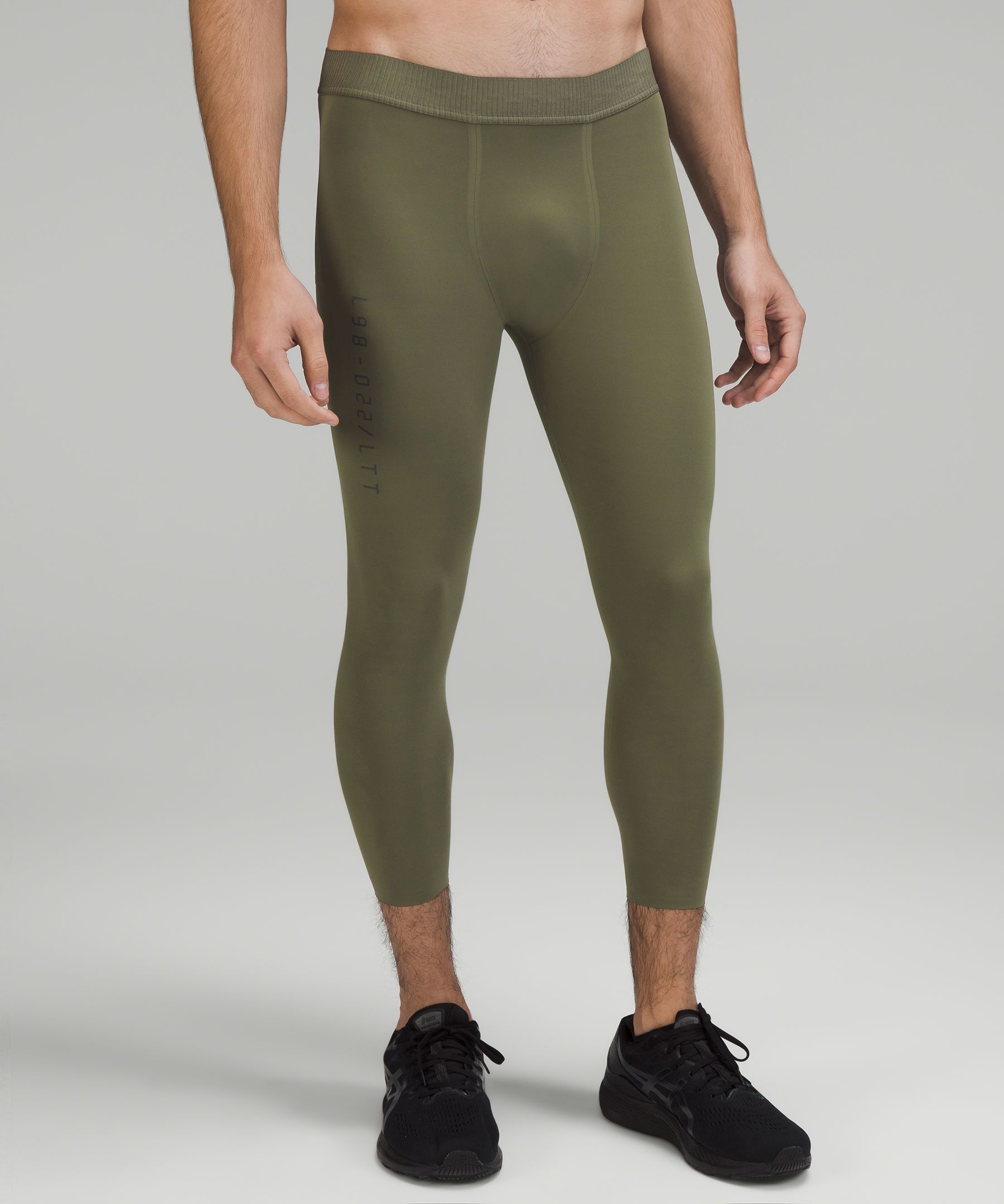 Lululemon License To Train Tights 21" In Green