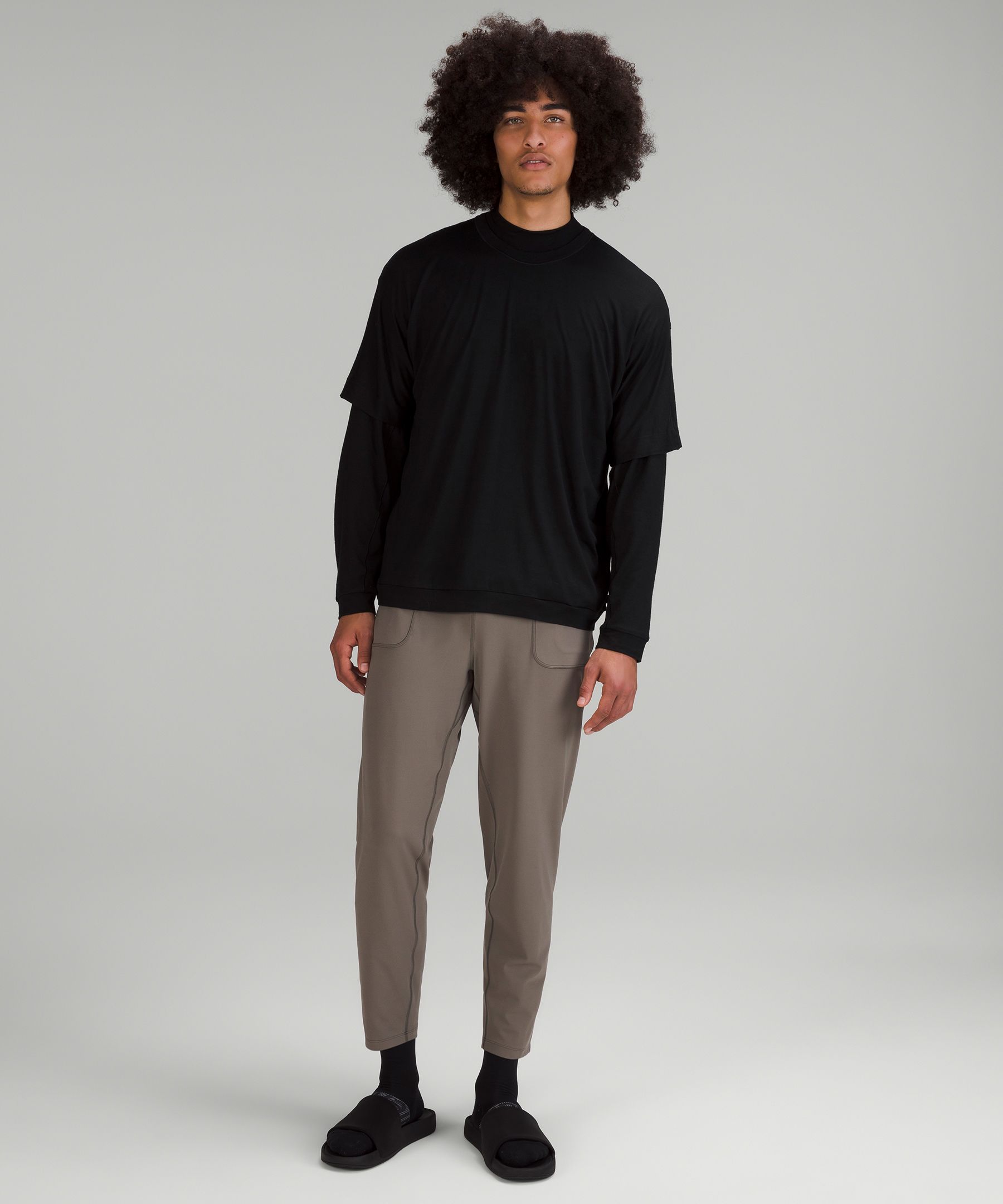 Lululemon Nulu Relaxed-Fit Yoga Long Sleeve Shirt - Black - lulu