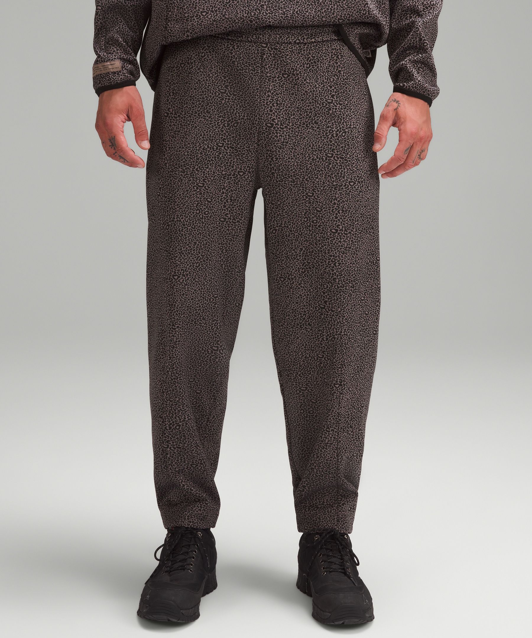 Shop Lululemon Lab Double-knit Jacquard Joggers