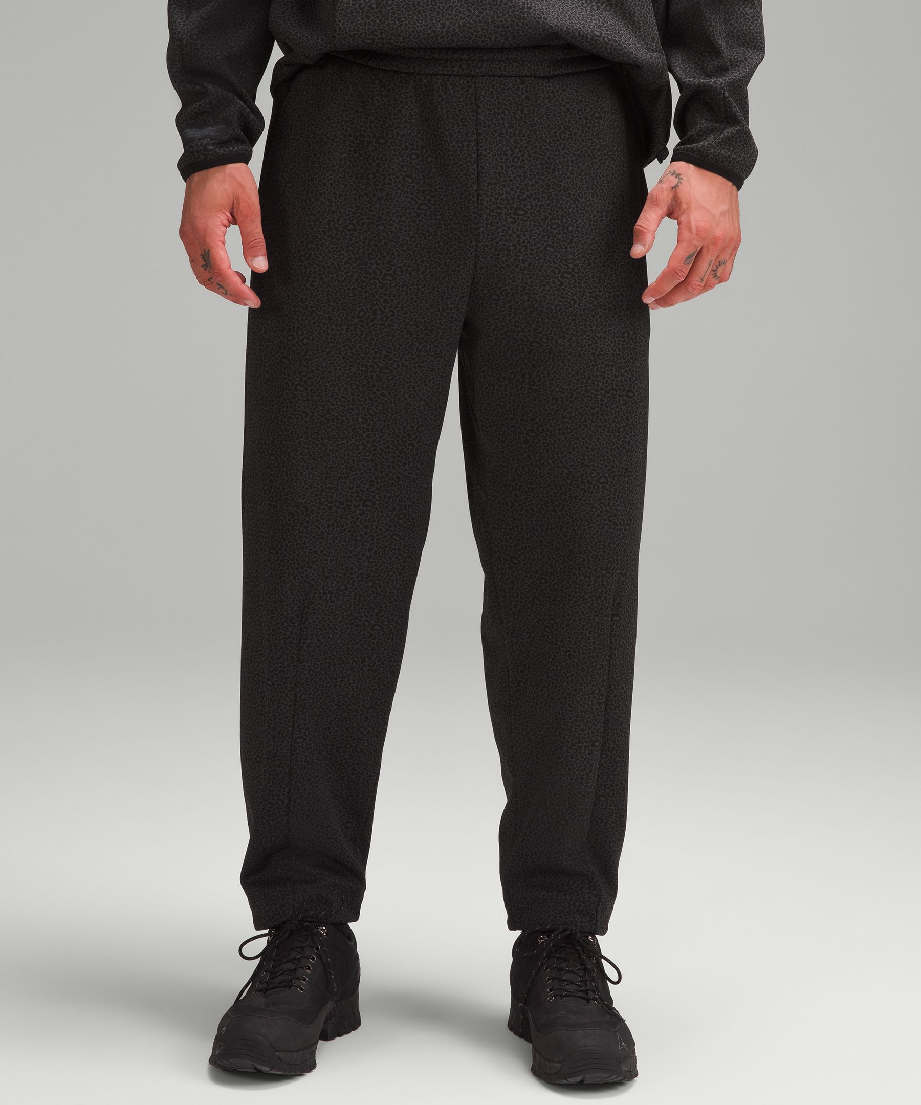 Shop Lululemon Lab Double-knit Jacquard Joggers