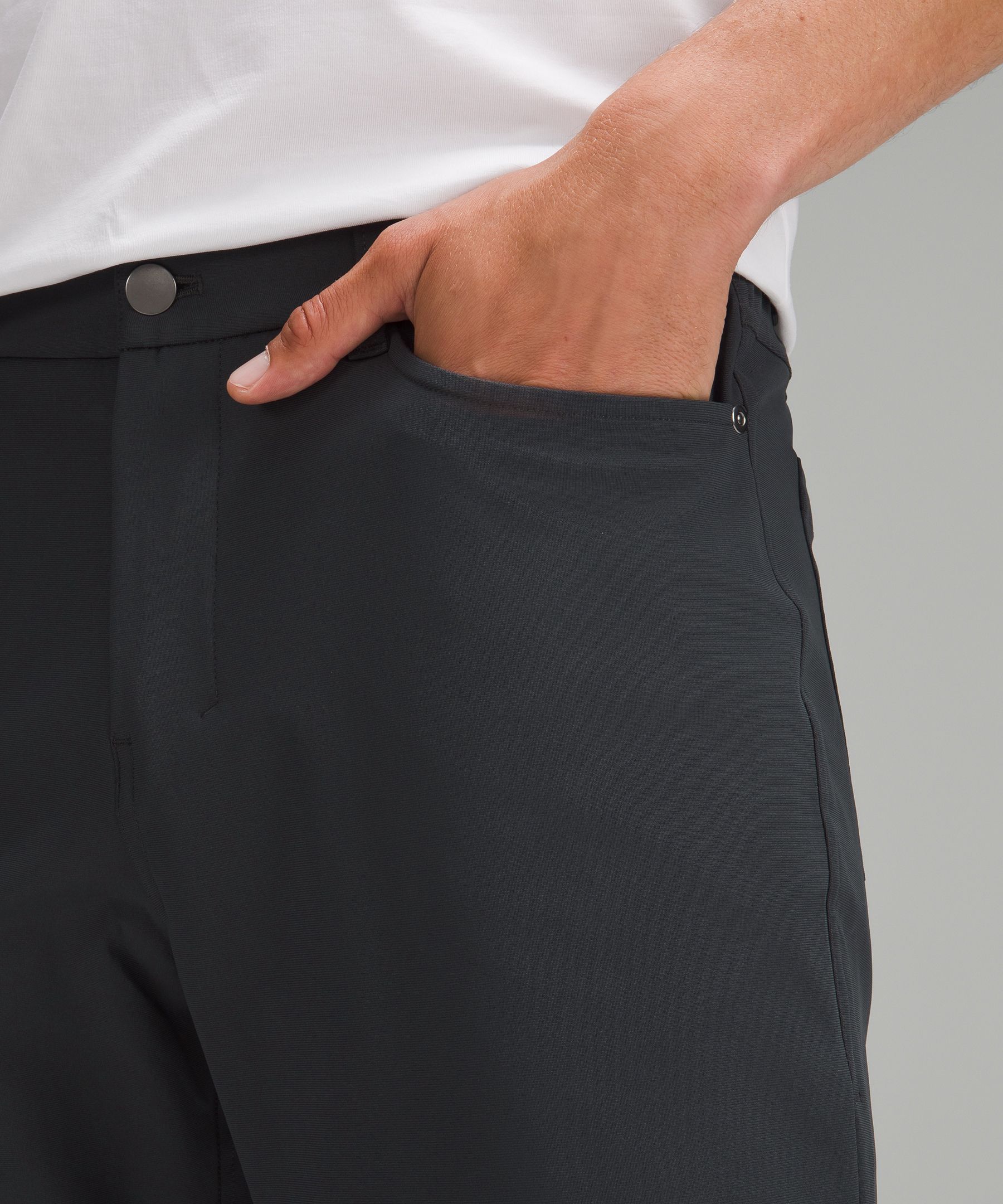 Shop Lululemon Abc Classic-fit 5 Pocket Pants 30"l Warpstreme