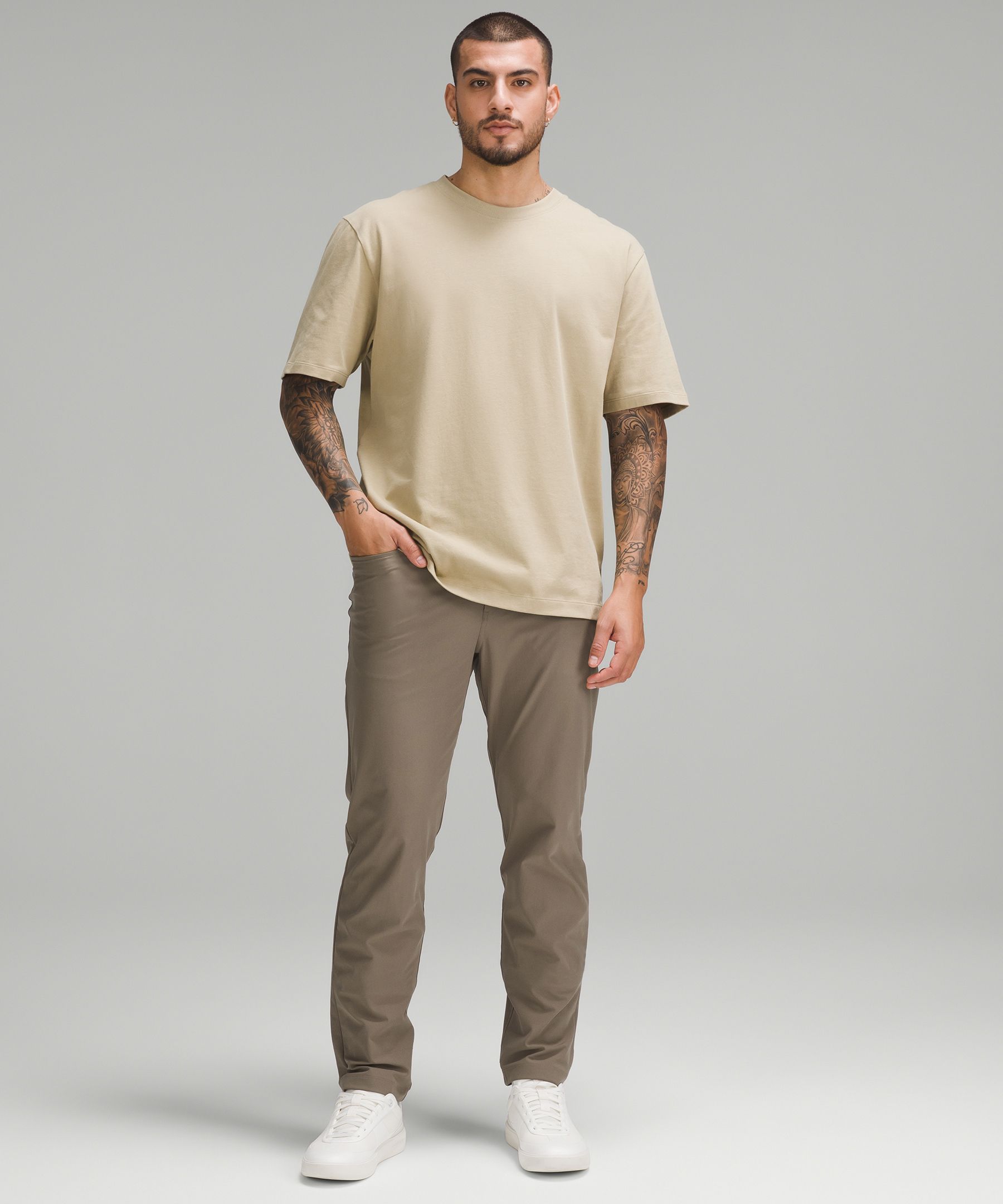 Lululemon mens khaki shorts clearance