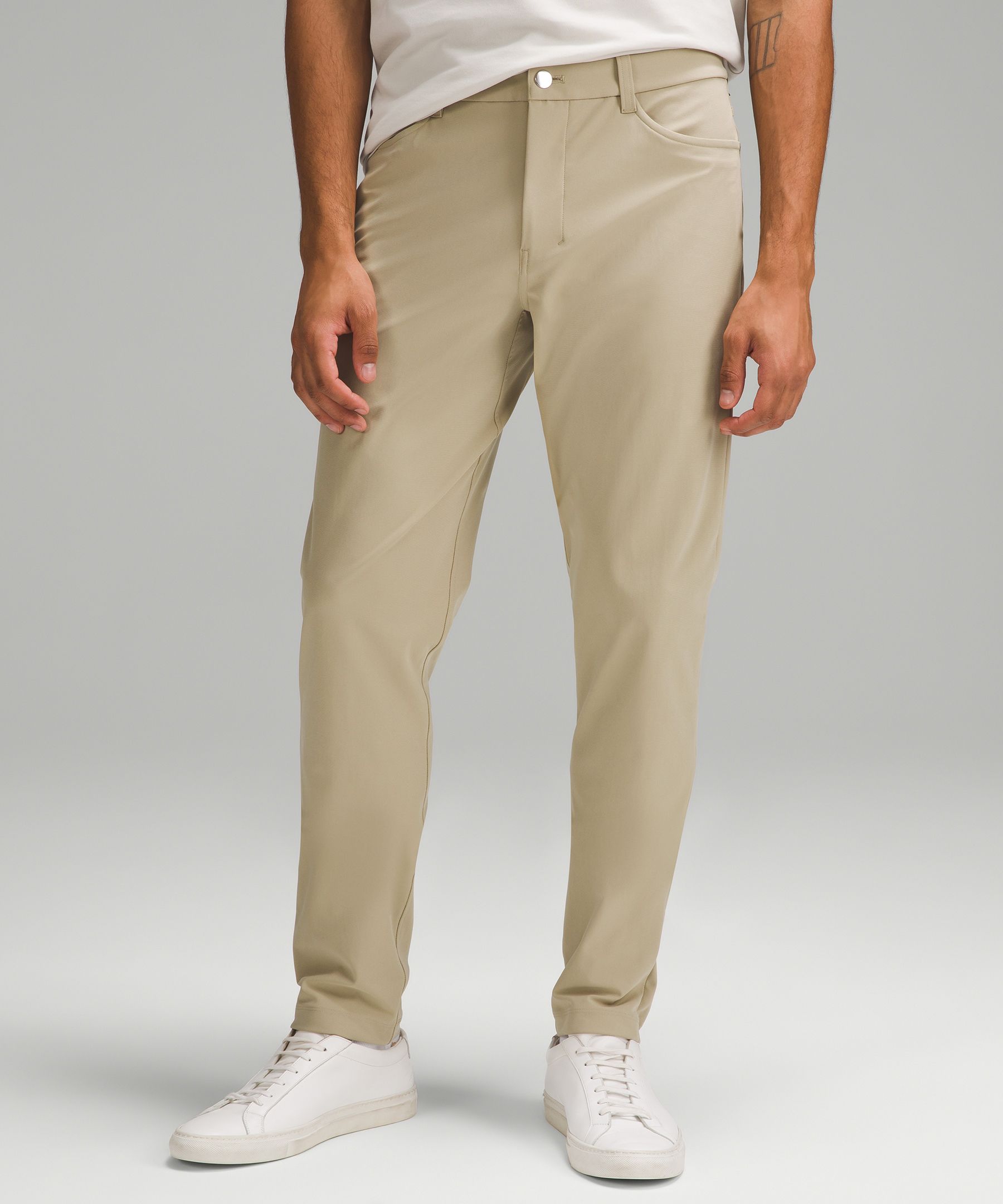Shop Lululemon Abc Slim-fit 5 Pocket Pants 30"l Warpstreme