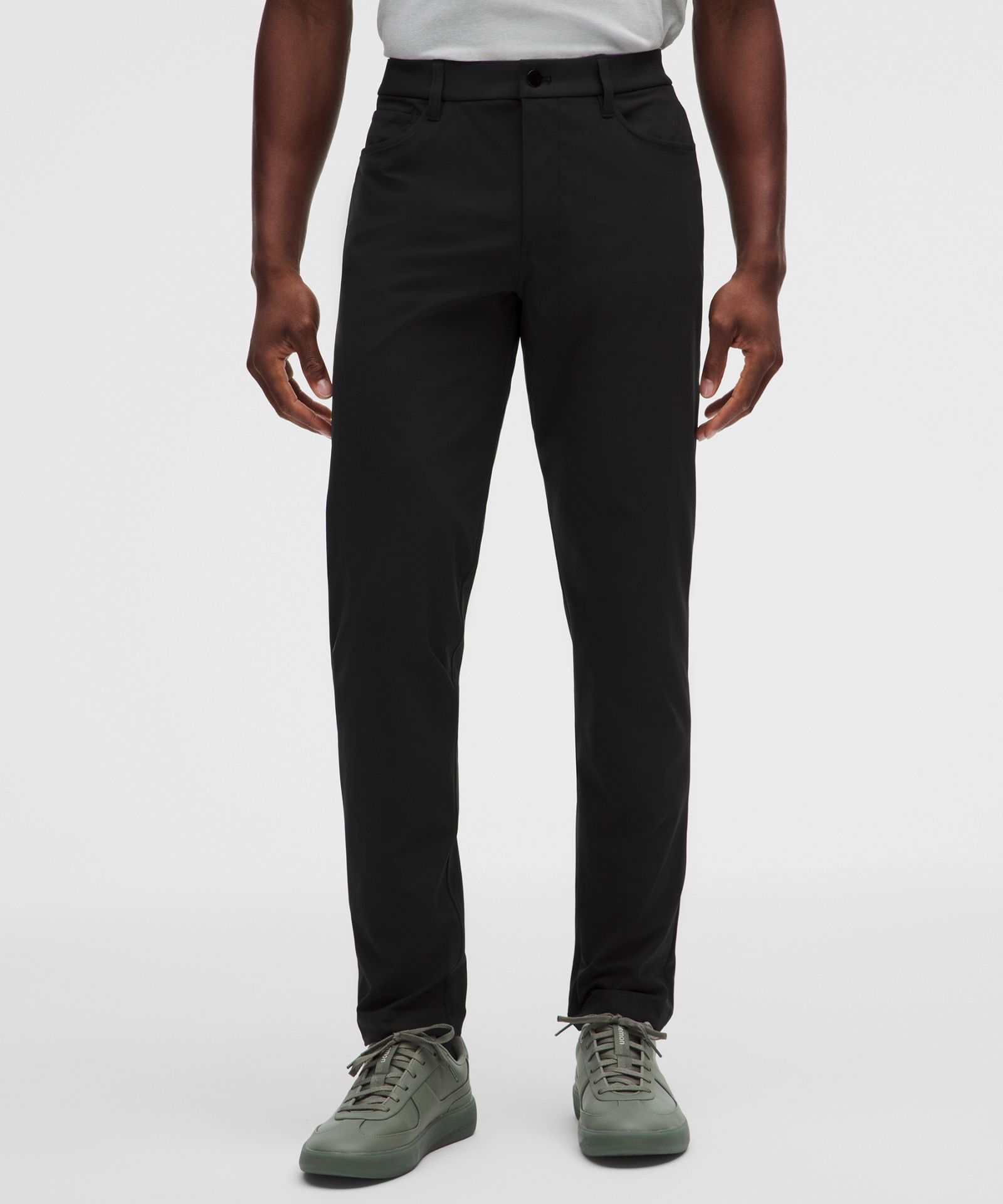Мужские брюки Lululemon ABC Warpstreme приталенные с 5 карманами 34L — фото 2