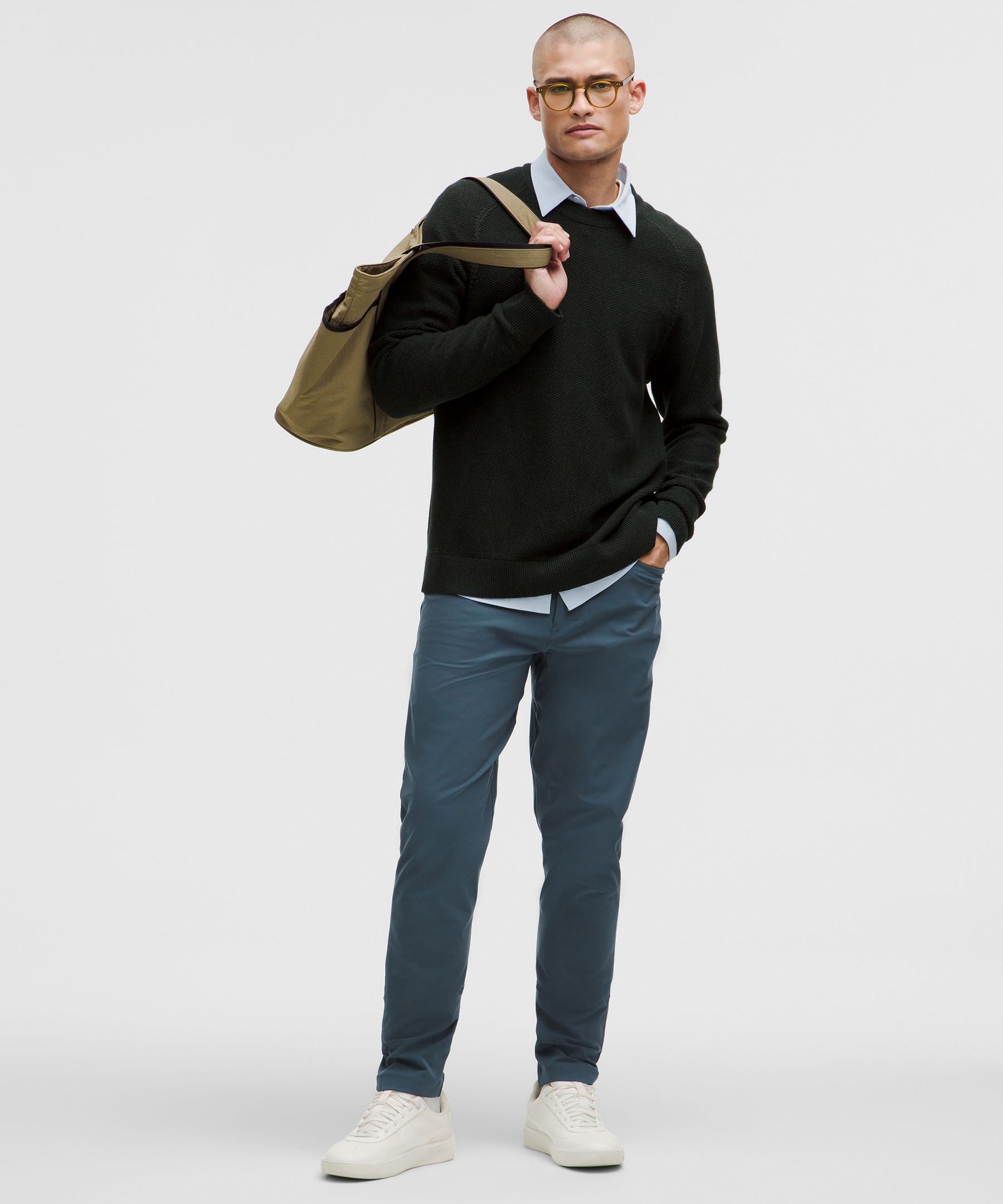 Lululemon Abc Slim-fit 5 Pocket Pants 30l Warpstreme