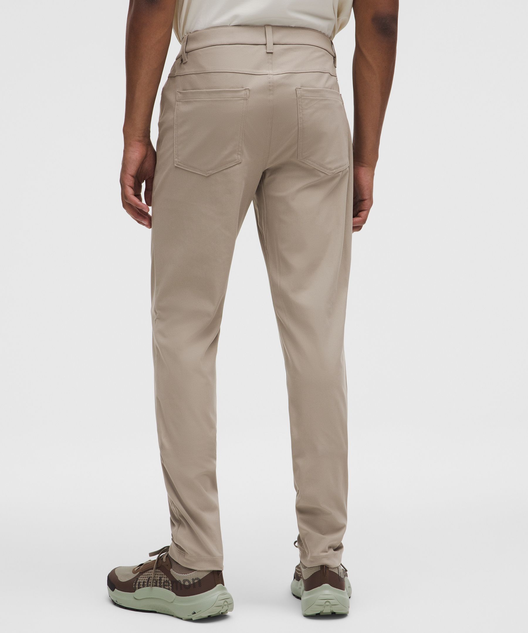 Lululemon Abc Slim-fit 5 Pocket Pant 34l In Neutral