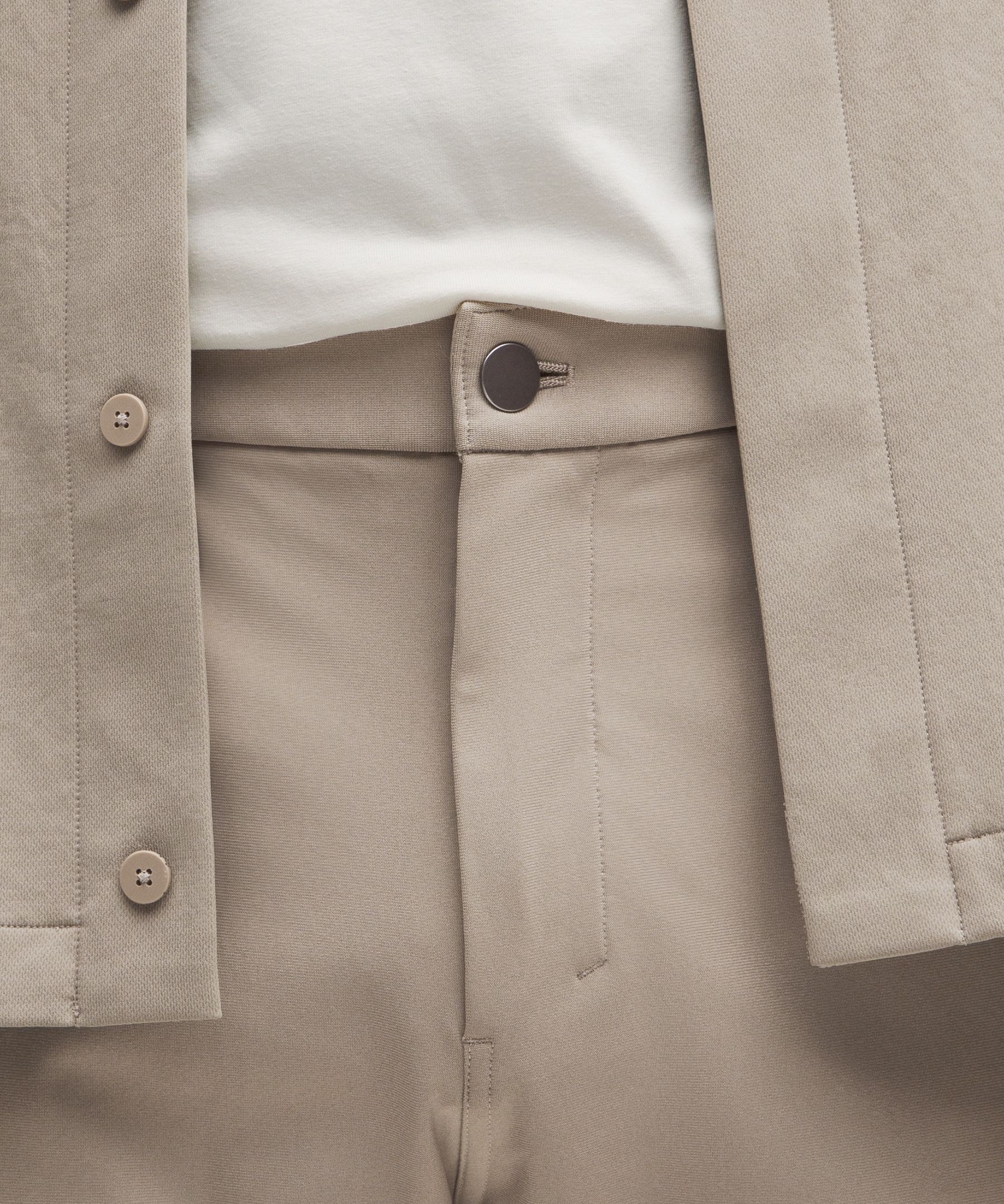 Lululemon Abc Slim-fit 5 Pocket Pant 34l In Neutral