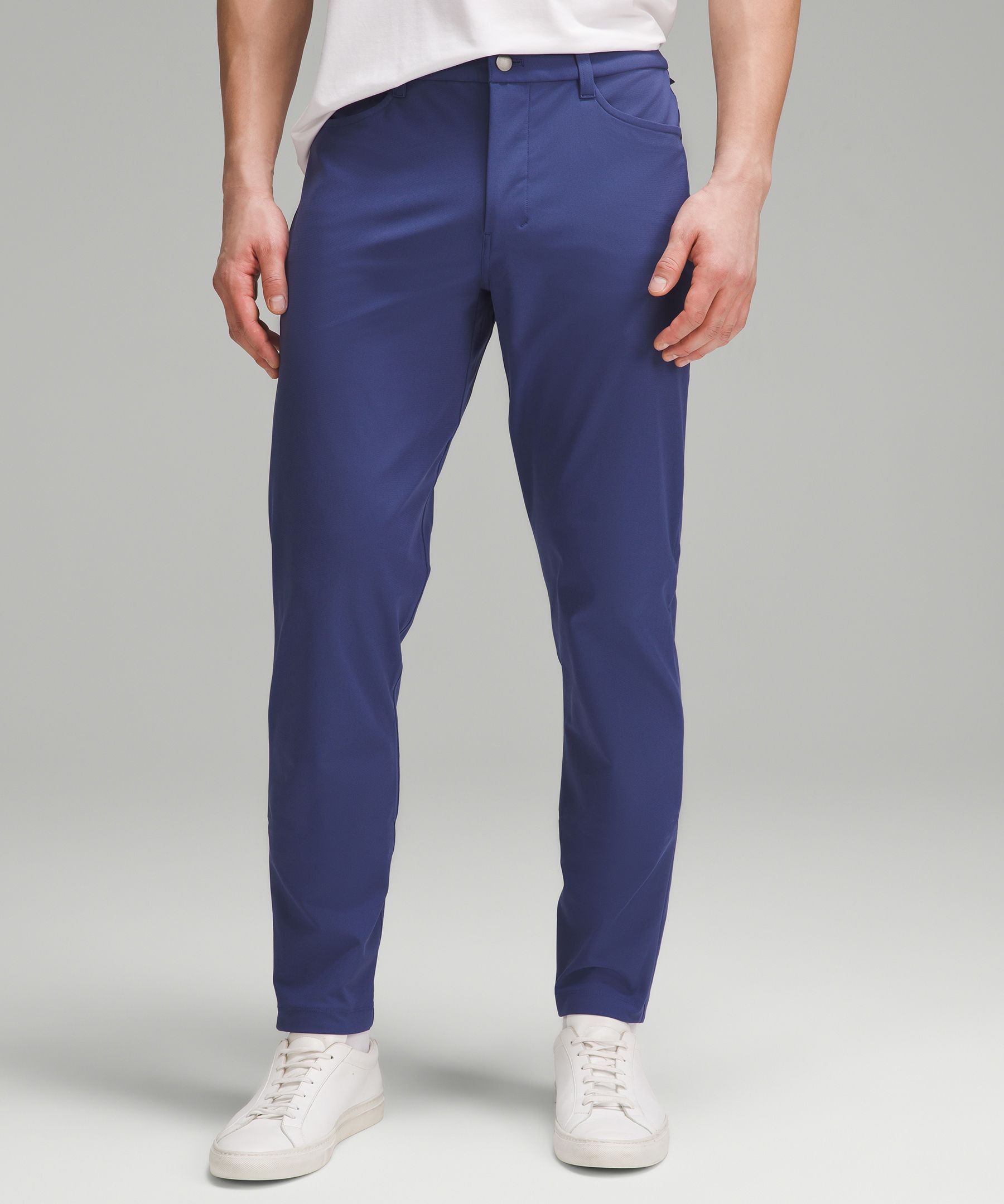 Lululemon athletica ABC Slim-Fit 5 Pocket Pant 37L *Warpstreme, Men's  Trousers
