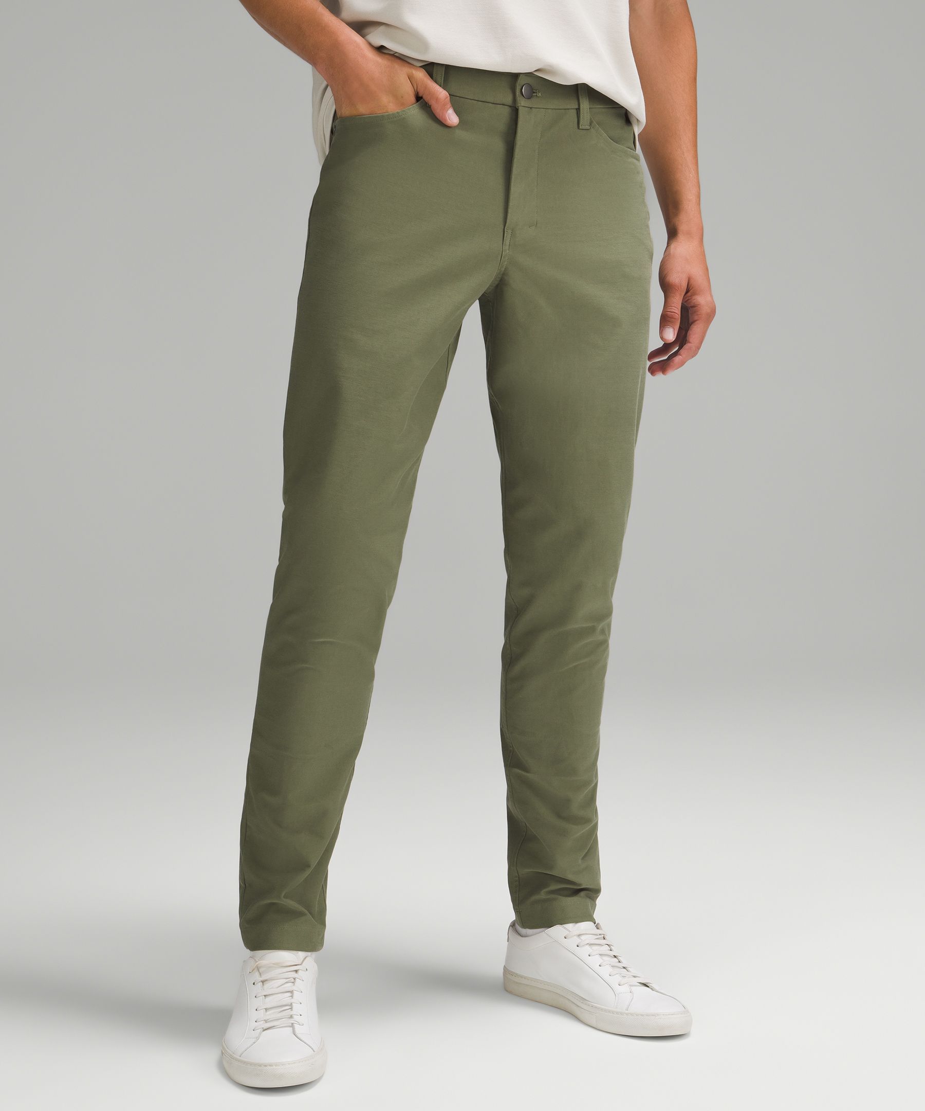 Buy Mens Lululemon Trousers Online Discount - Dark Olive ABC