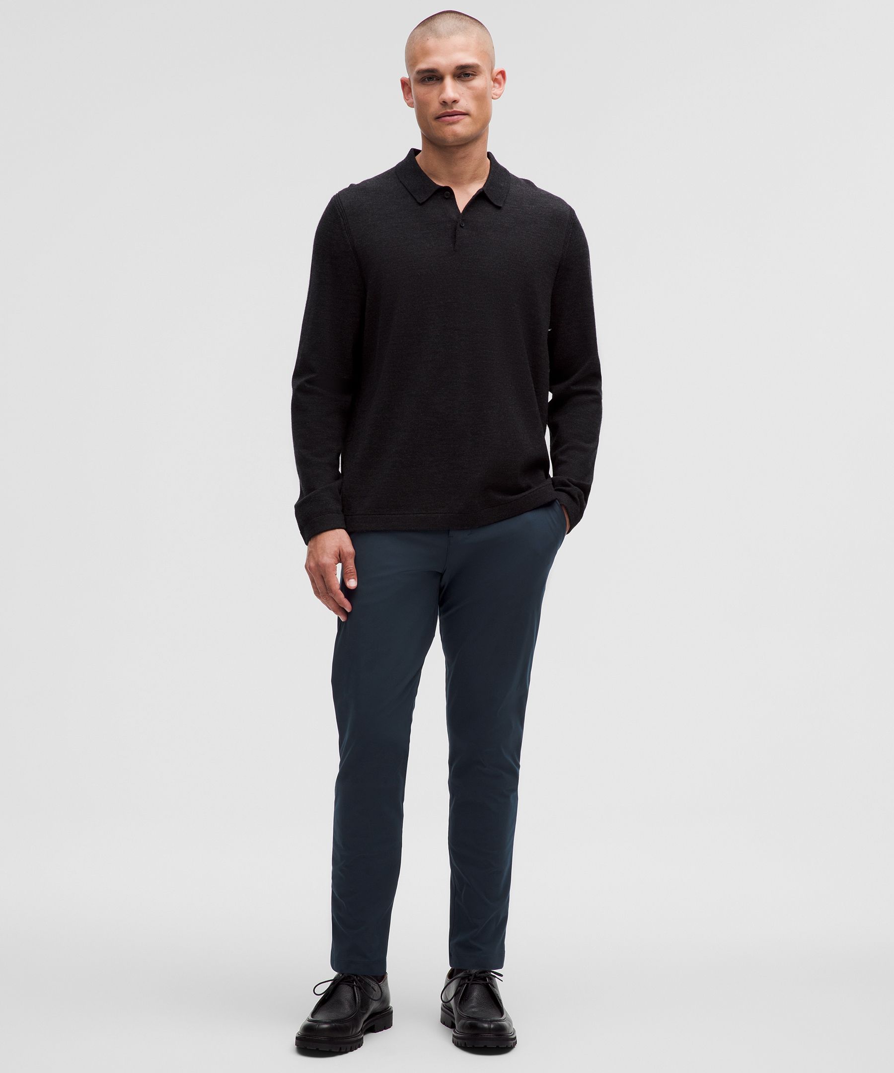 NEW Lululemon Black ABC Trousers Slim Fit / Commission Pant, Men's Fashion,  Bottoms, Trousers on Carousell