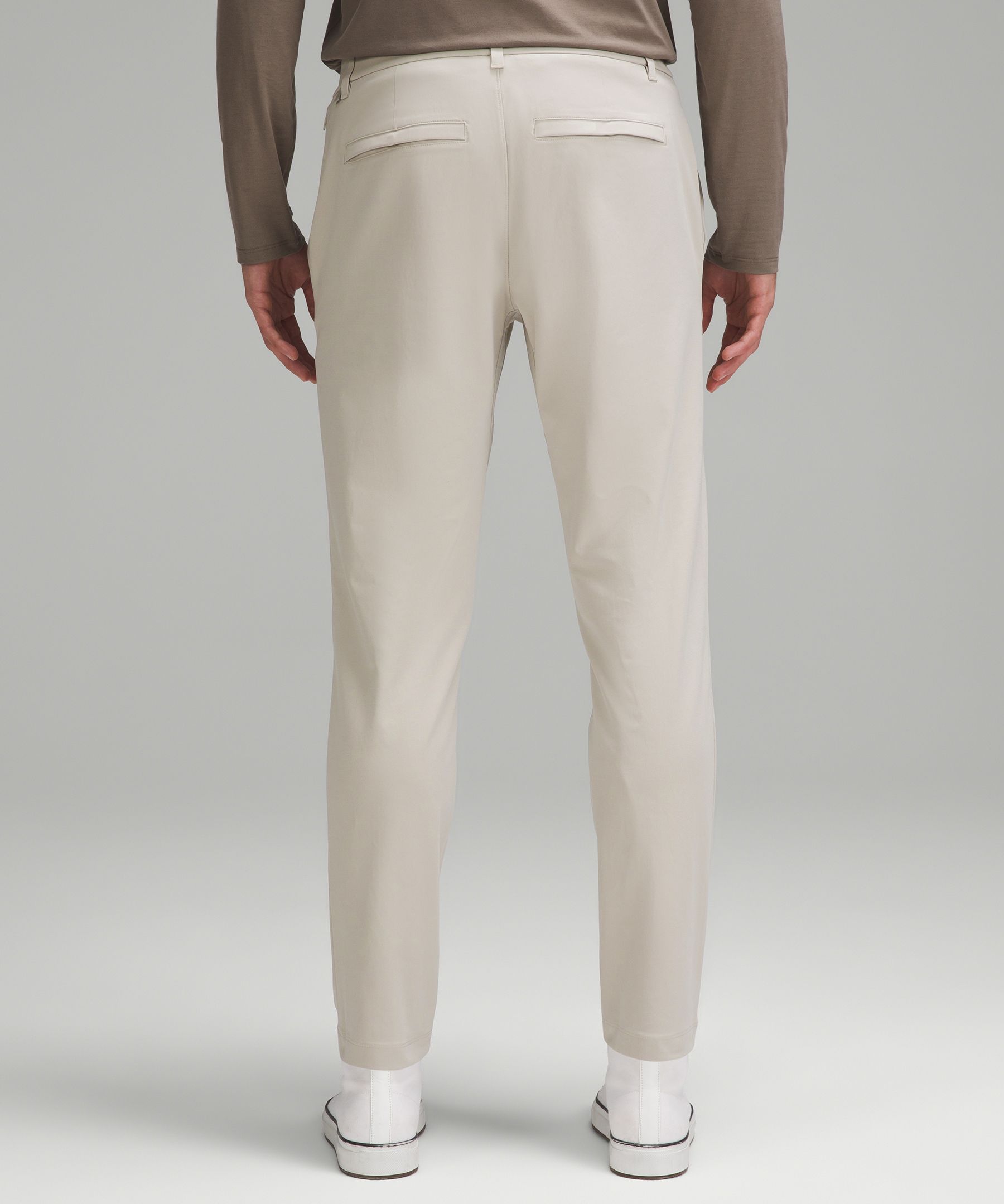 Lululemon Men's Size 31 x 26 ABC Slim-Fit Pants Trousers Warpstreme Bone  LM5AD7S