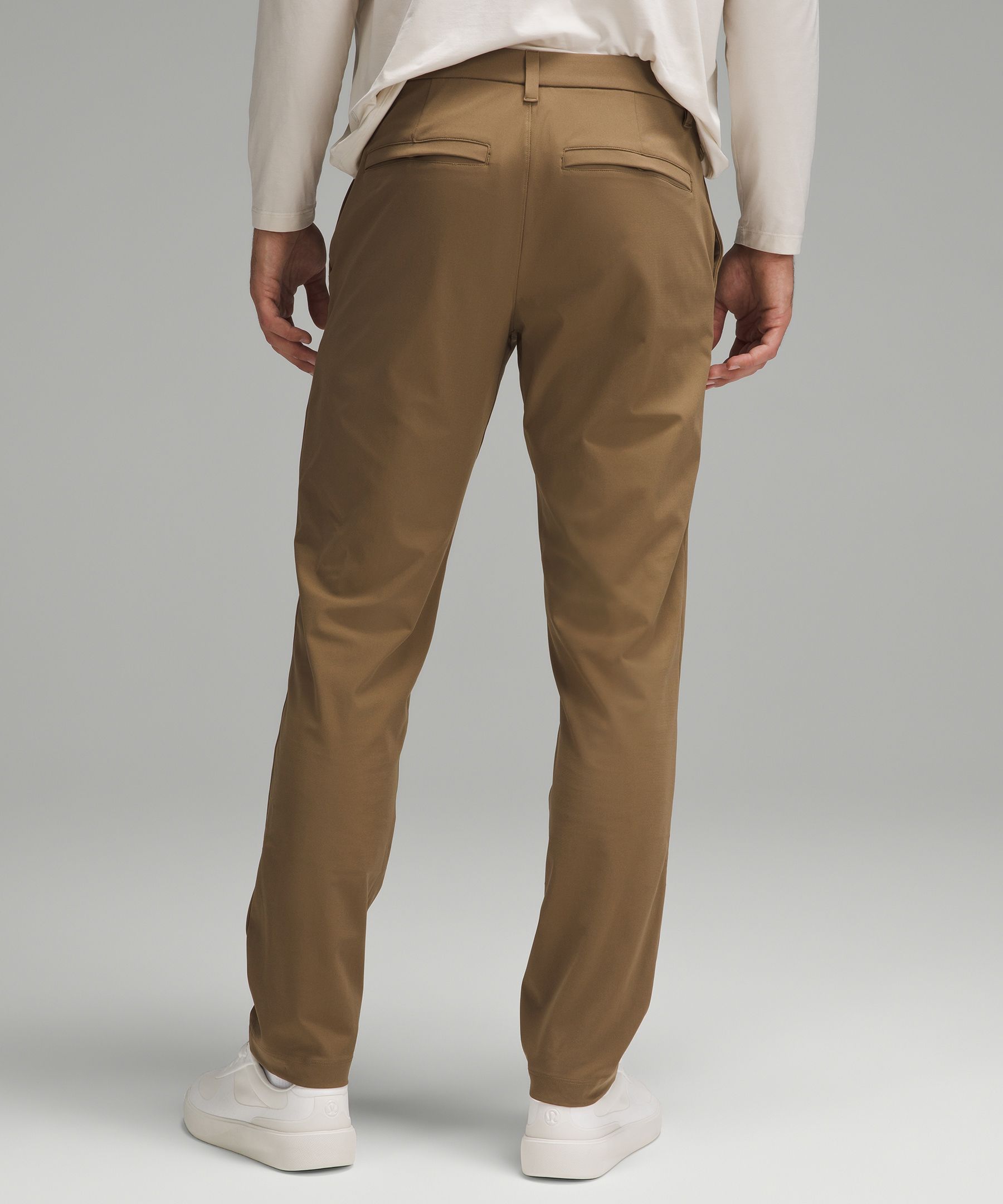 Shop Lululemon Abc Classic-fit Trousers 34"l Warpstreme