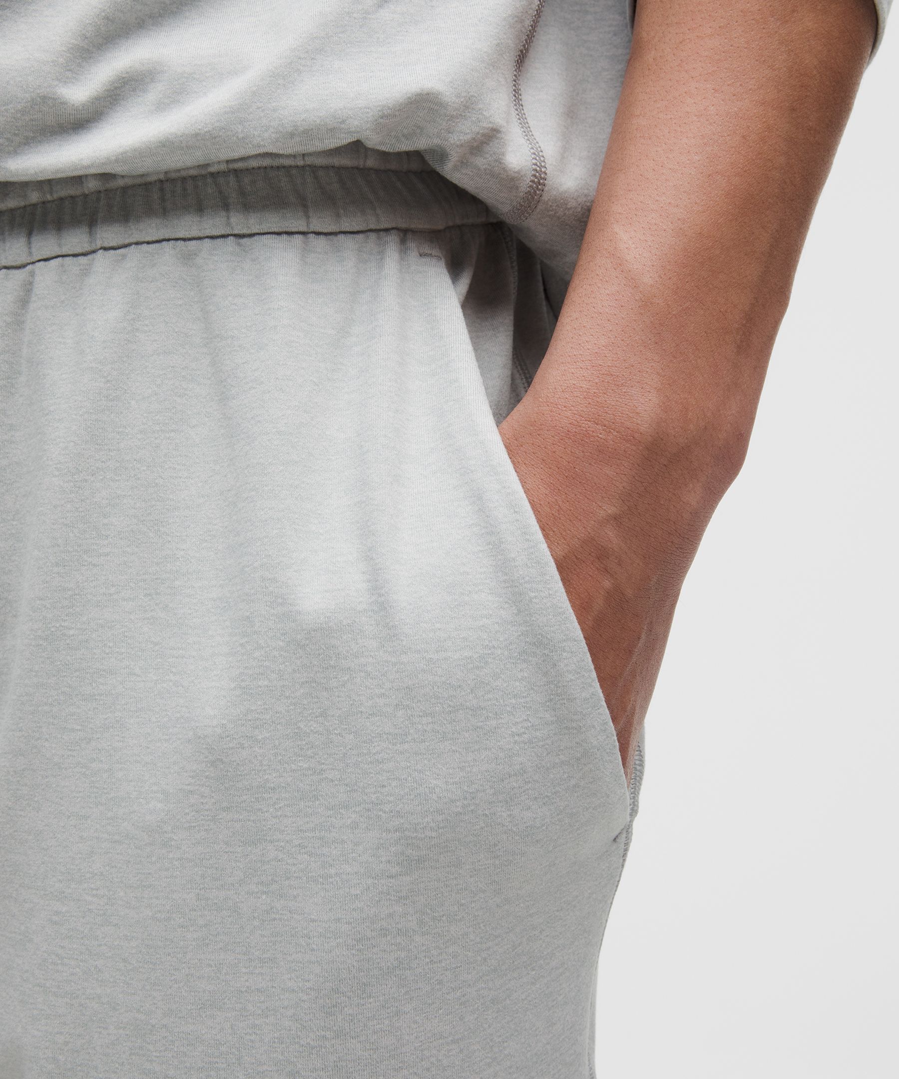 Lululemon Soft Jersey Tapered Pants - Heathered Vapor/heathered