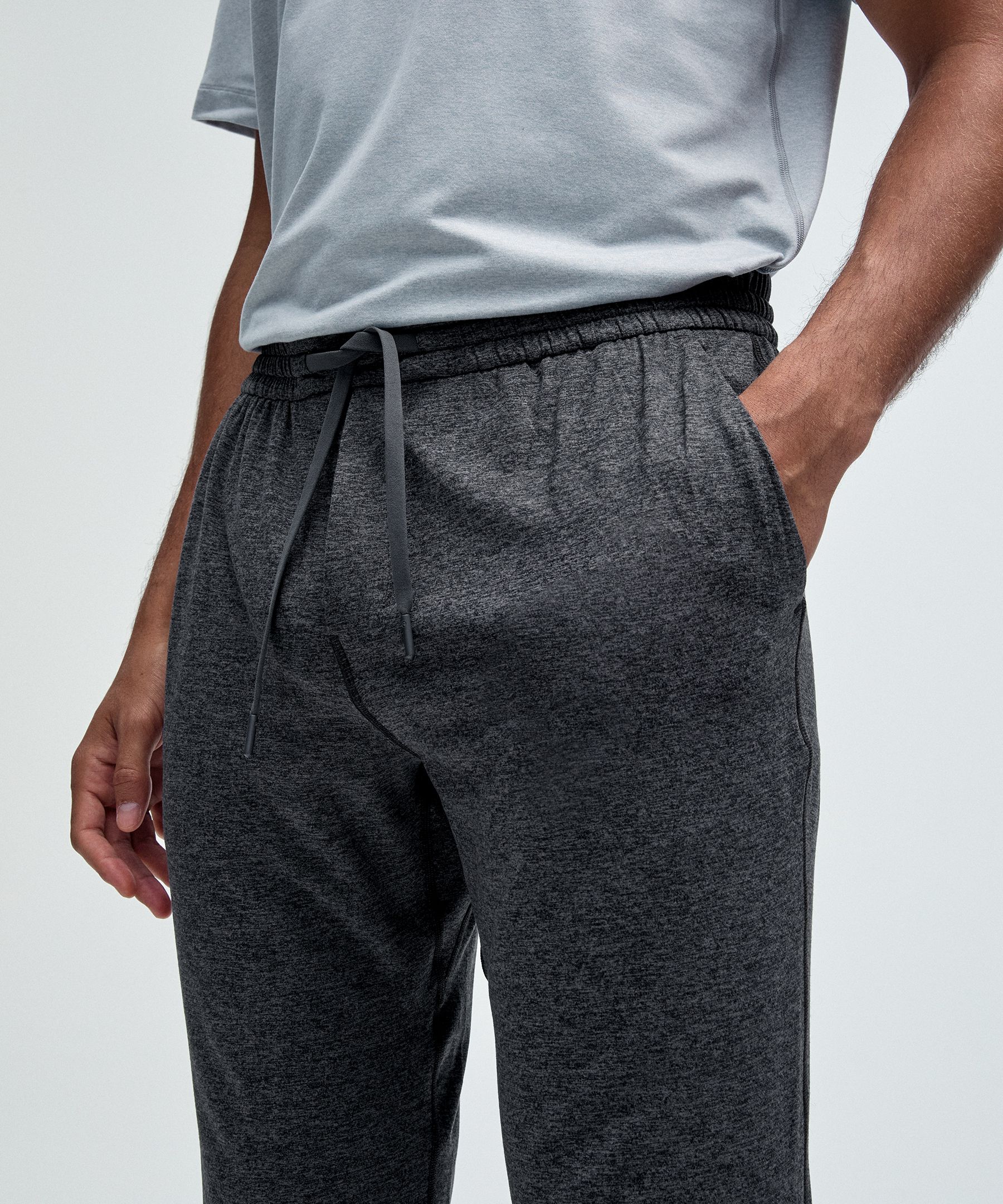 Lululemon Soft Jersey Tapered Pants - Heathered Vapor/heathered Silver Drop