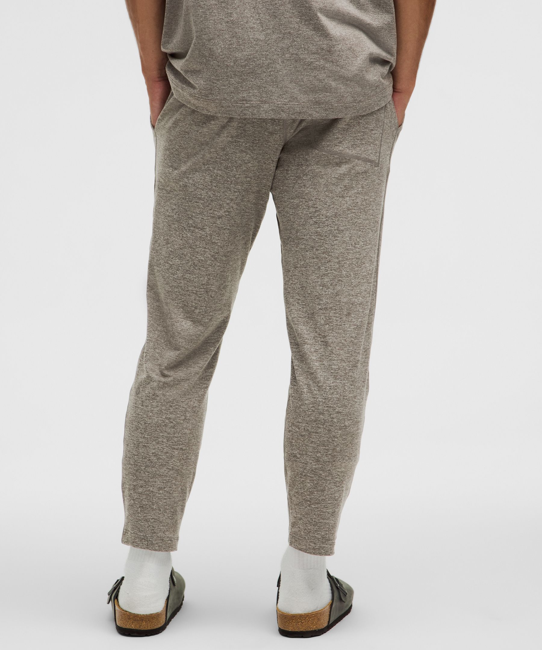 NWT Lululemon Mens Pants Relaxed Tapered Trousers Bone Size 30 Ankle