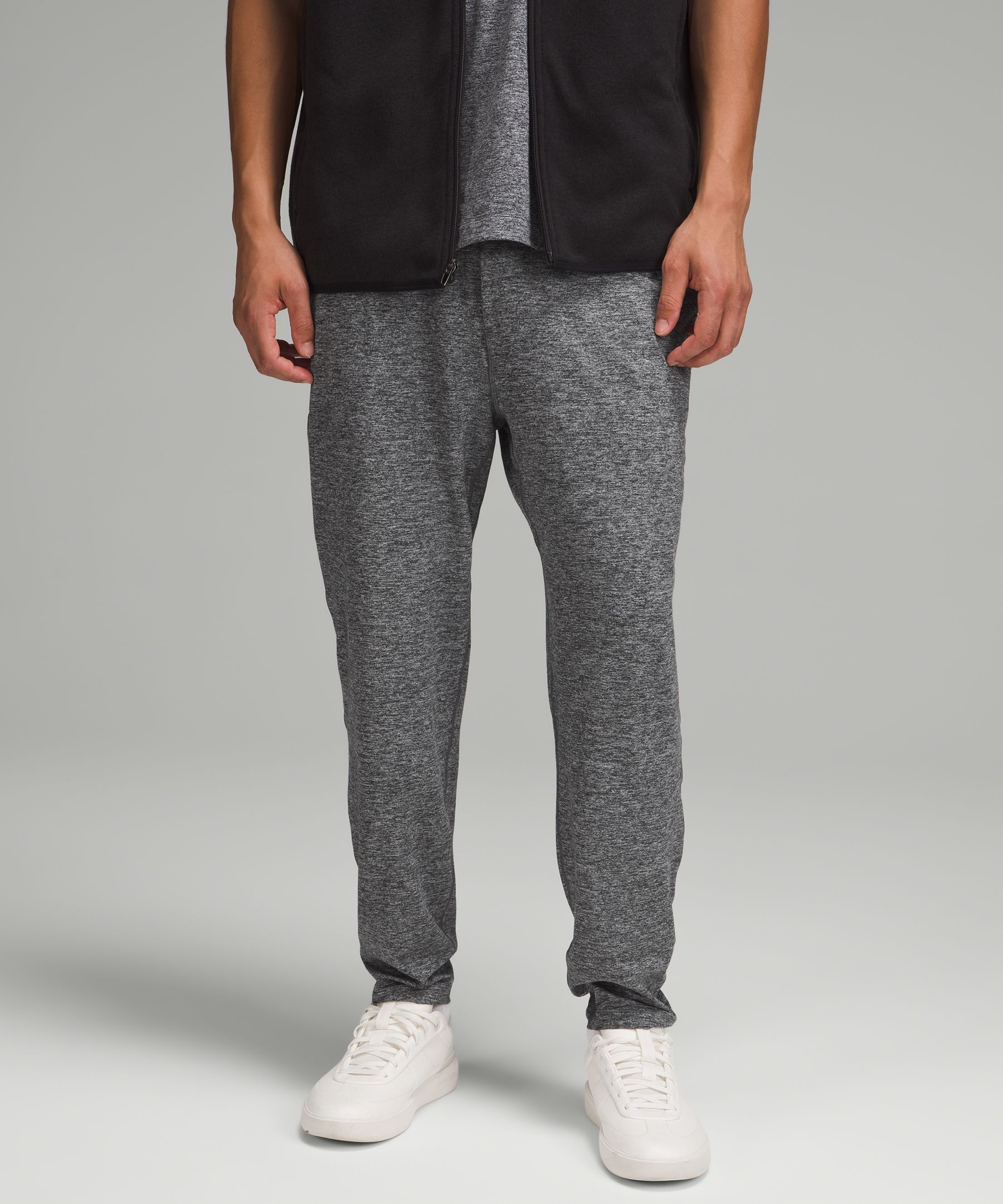 Tapered grey sweatpants sale