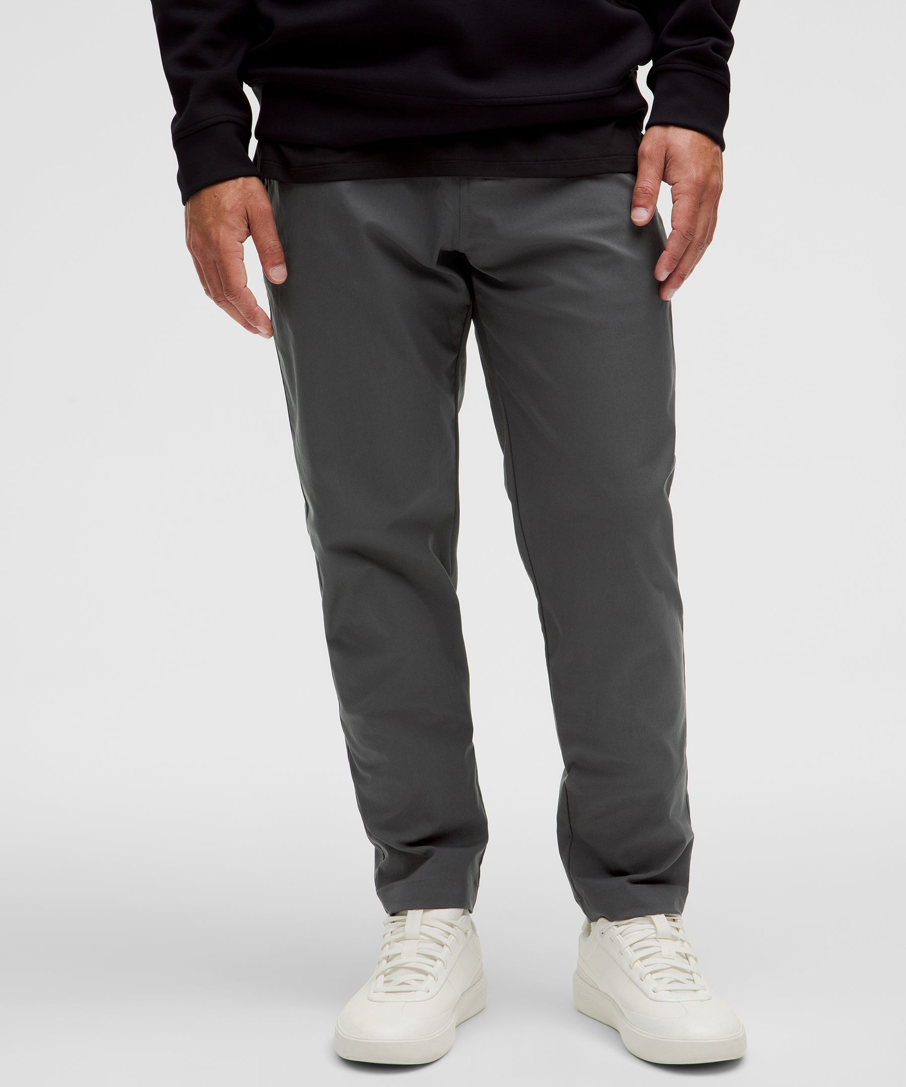 Slim-Tapered Smooth Twill Trouser Cropped