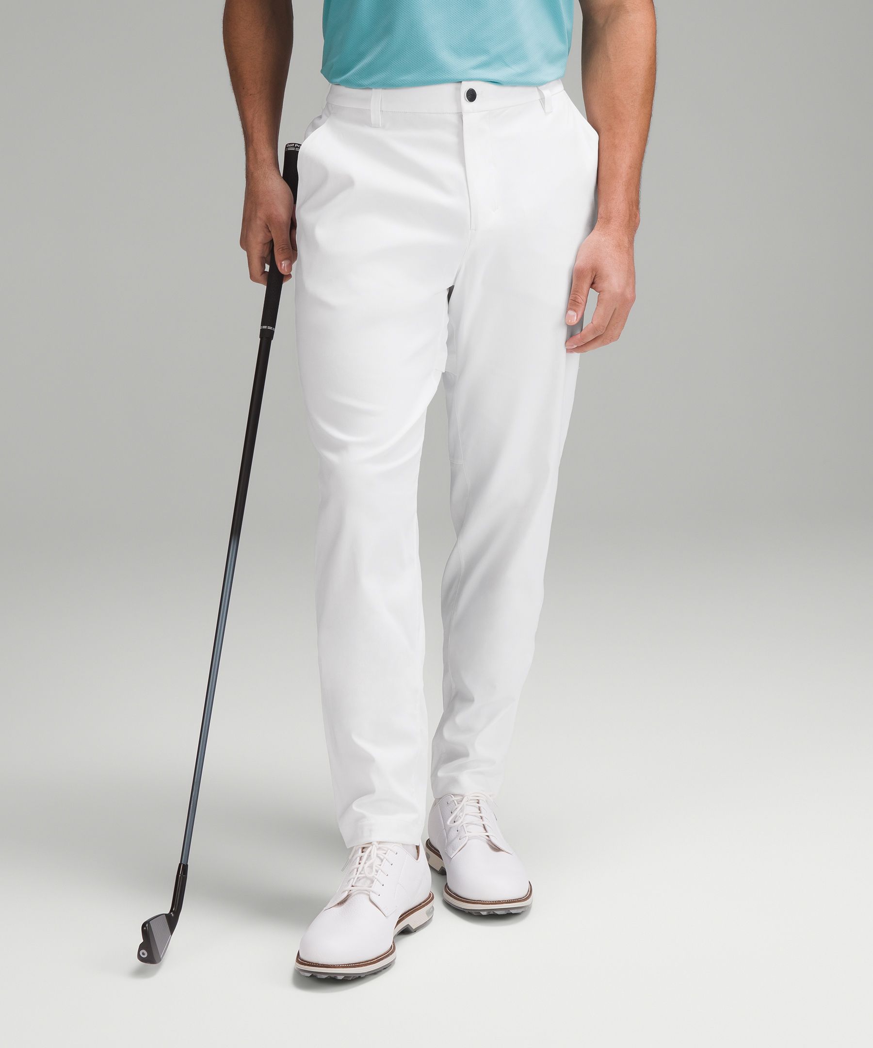 Lululemon Men's 32x33 Blue Stretch Nylon Classic Fit Tapered Leg Golf Pant