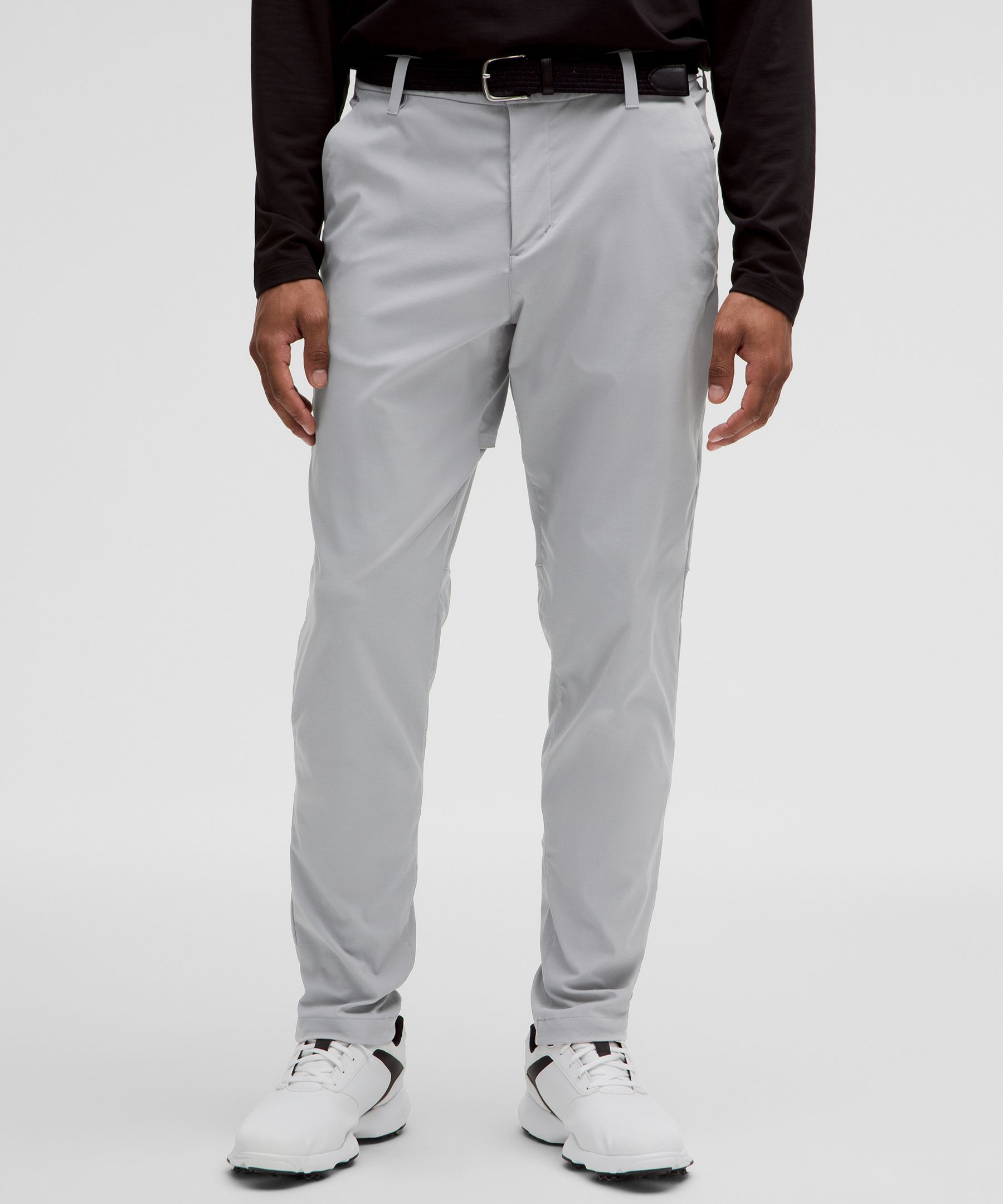 Navy Commission golf trousers, Lululemon