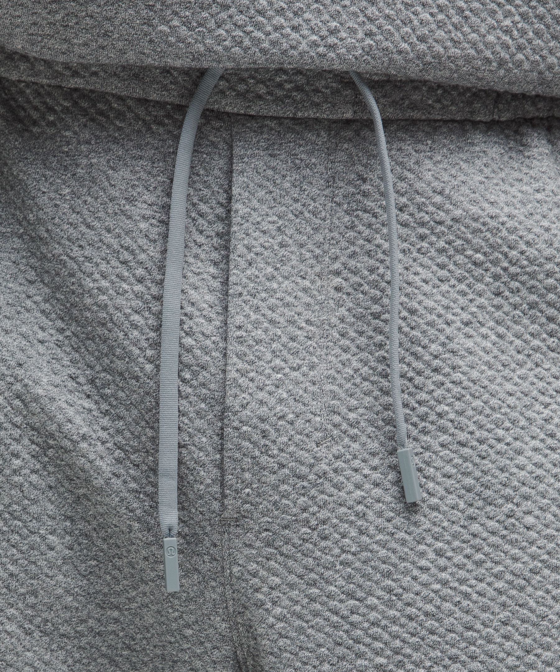 Lululemon Textured Double-knit Cotton Joggers Shorter