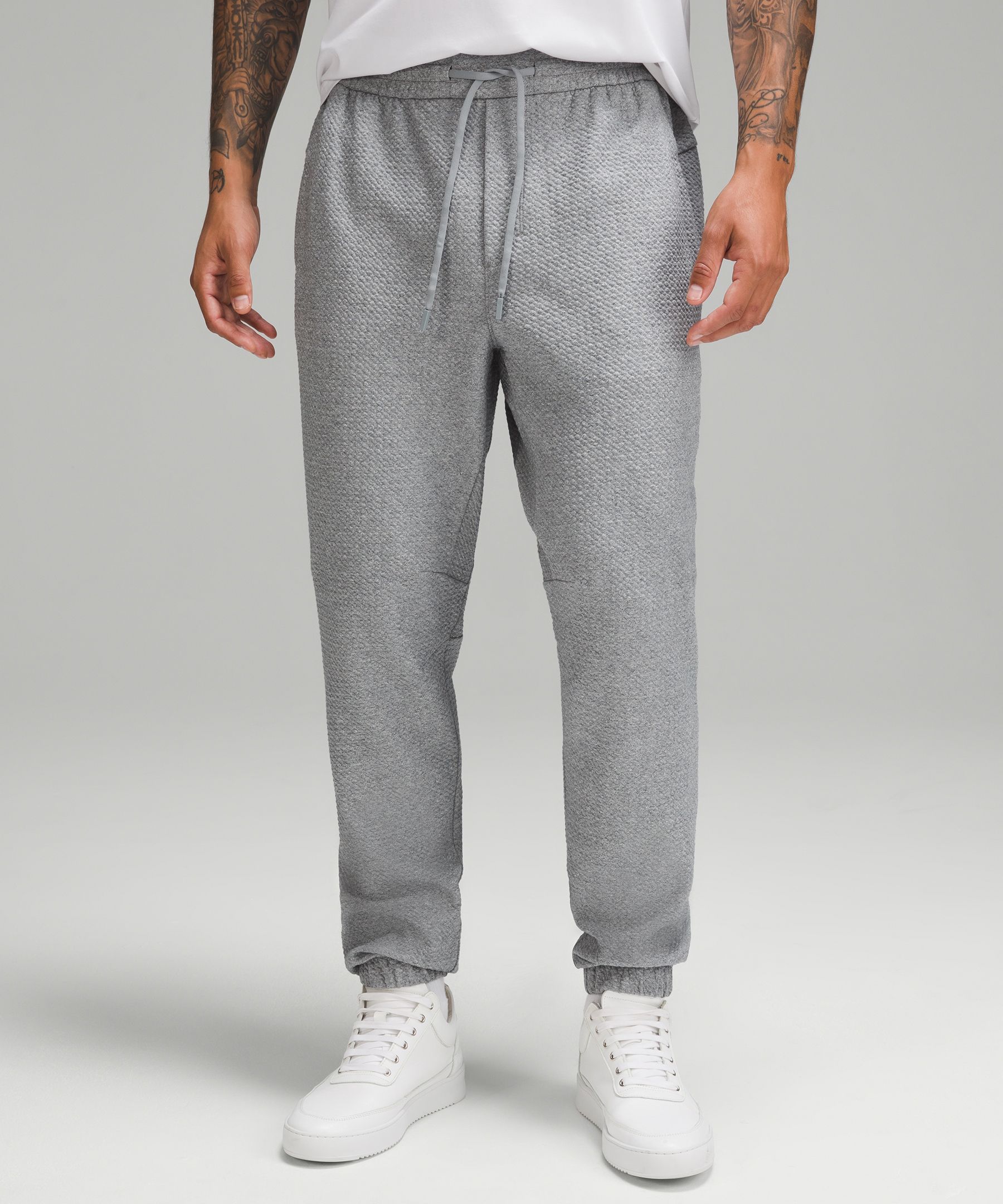 Textured Double-Knit Cotton Jogger Tall