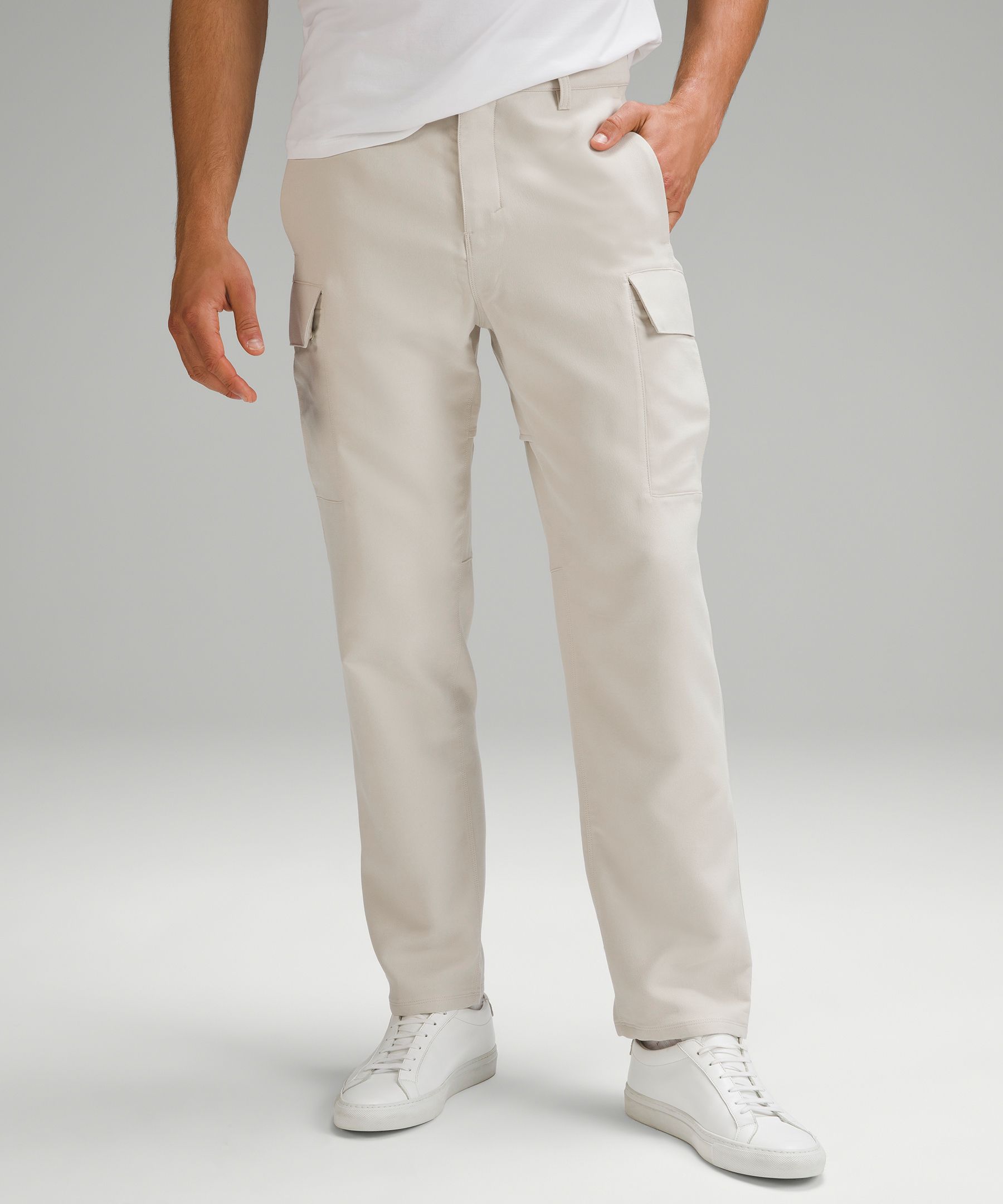 Classic-Fit Sueded Cargo Pant