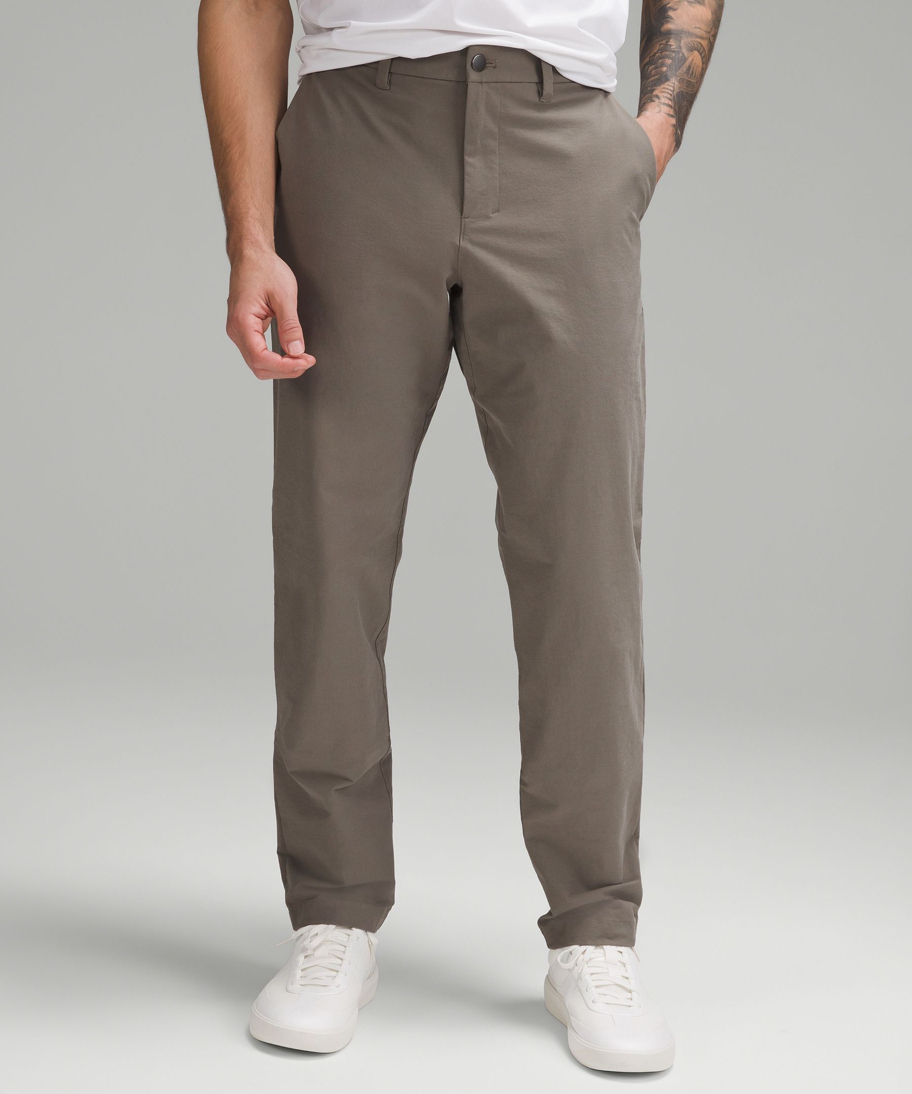 CLASSIC PANTS IN LIGHTWEIGHT WOOL - ANTHRACITE