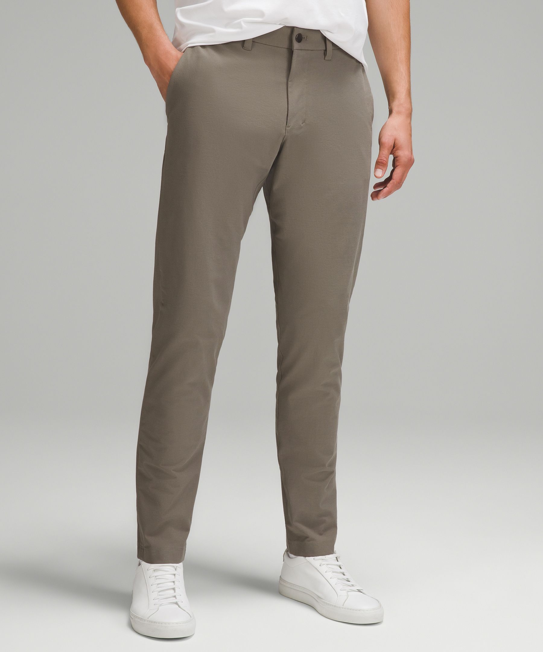 Lululemon Abc Slim-fit Trousers 32l Stretch Cotton Versatwill