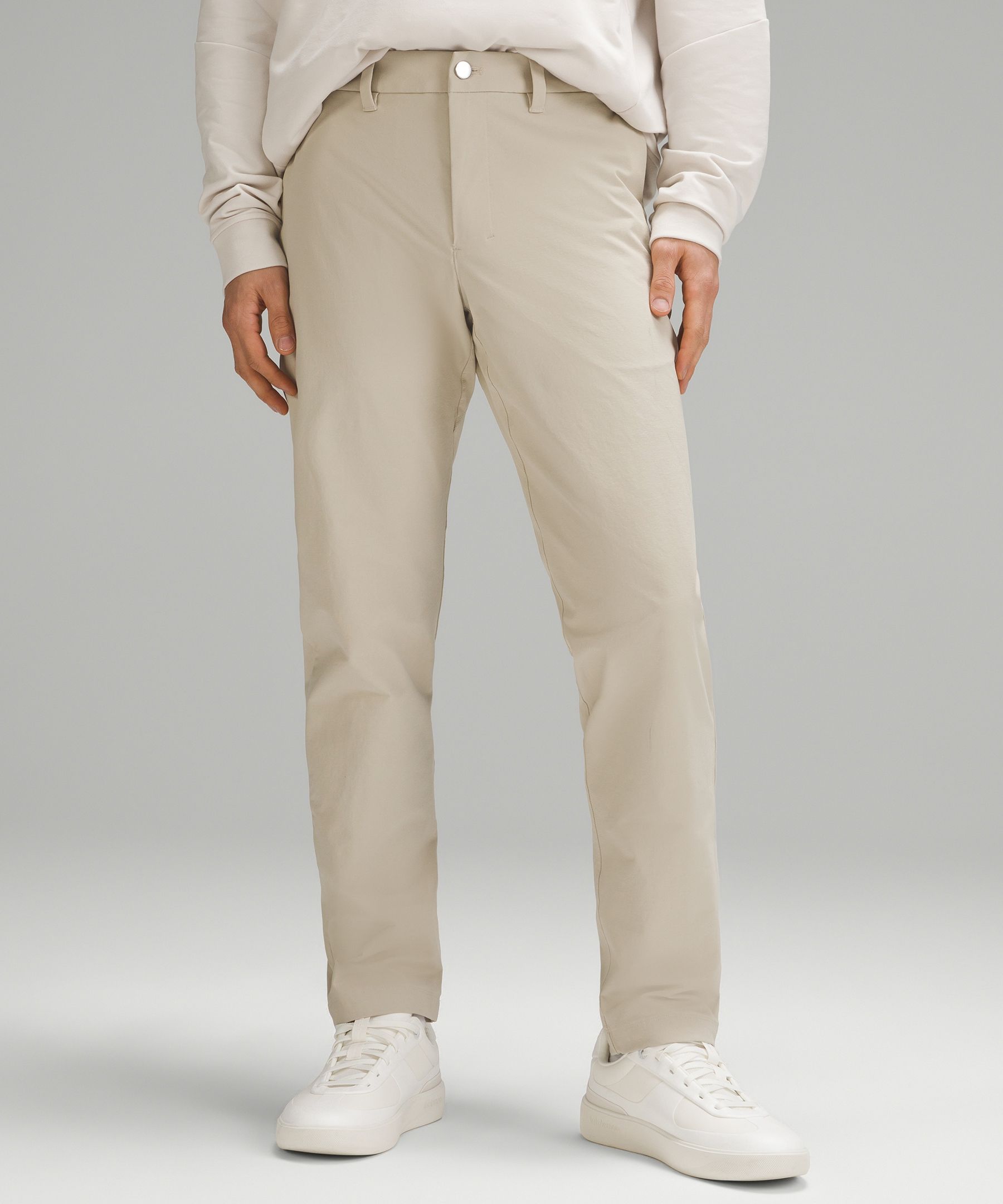 Lululemon Abc Slim-fit Trousers 32l Stretch Cotton Versatwill