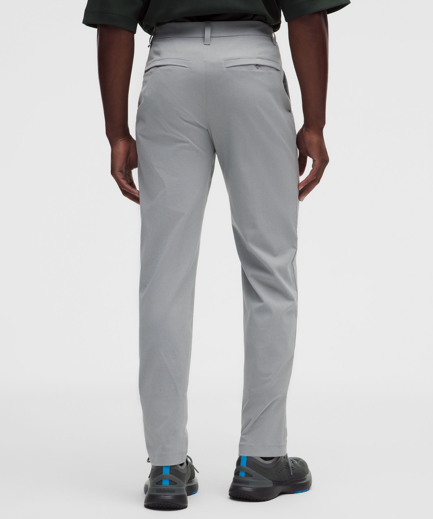 Мужские брюки Lululemon ABC Slim-Fit Trouser 30L *WovenAir, цвет: Серый, вариант 1 — фото 3