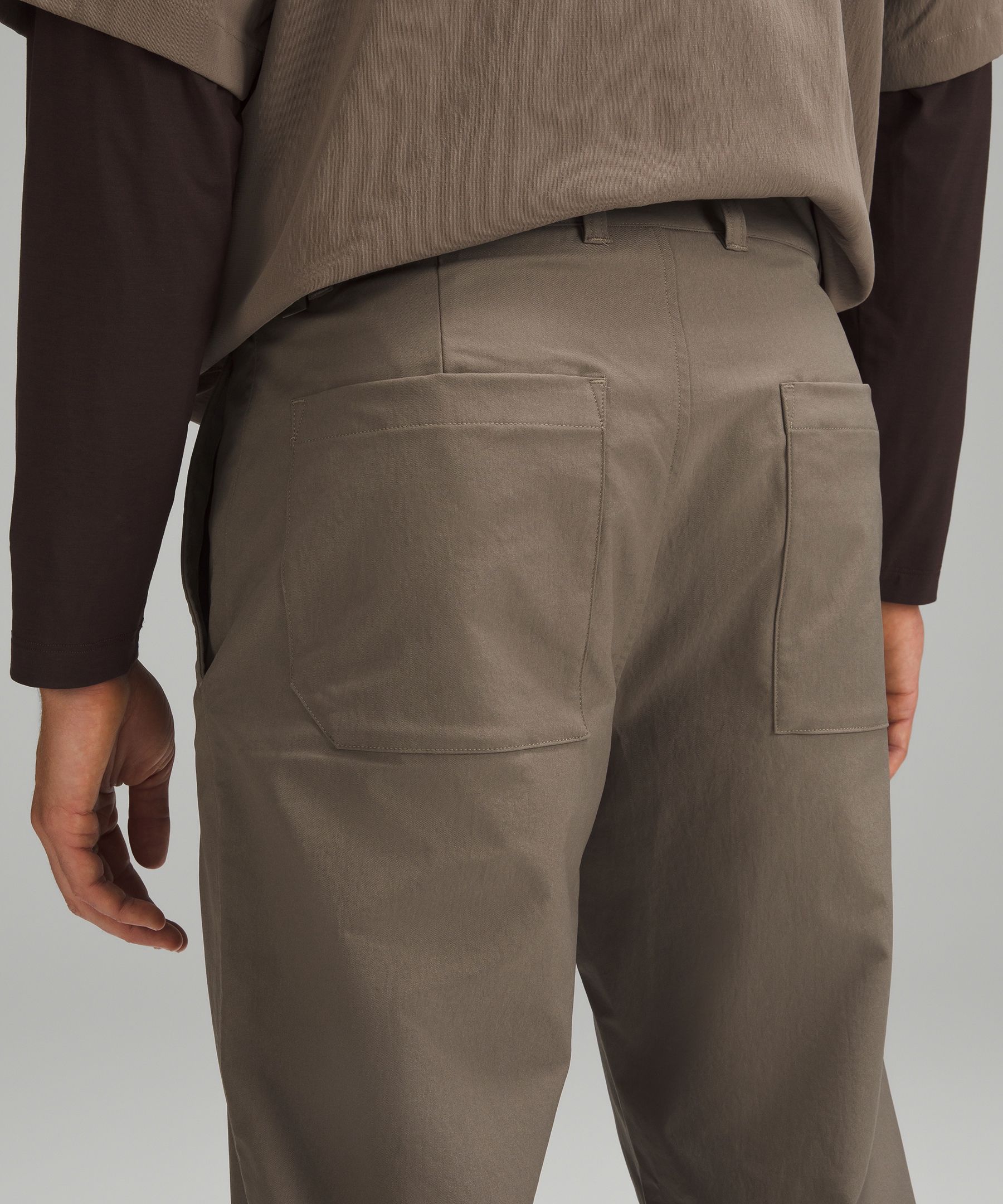 Relaxed-Tapered Twill Trouser, Men's Trousers