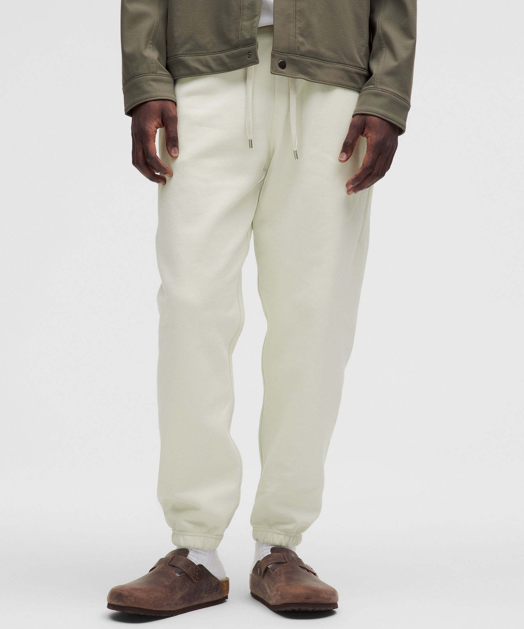 Heavyweight Fleece Jogger - White