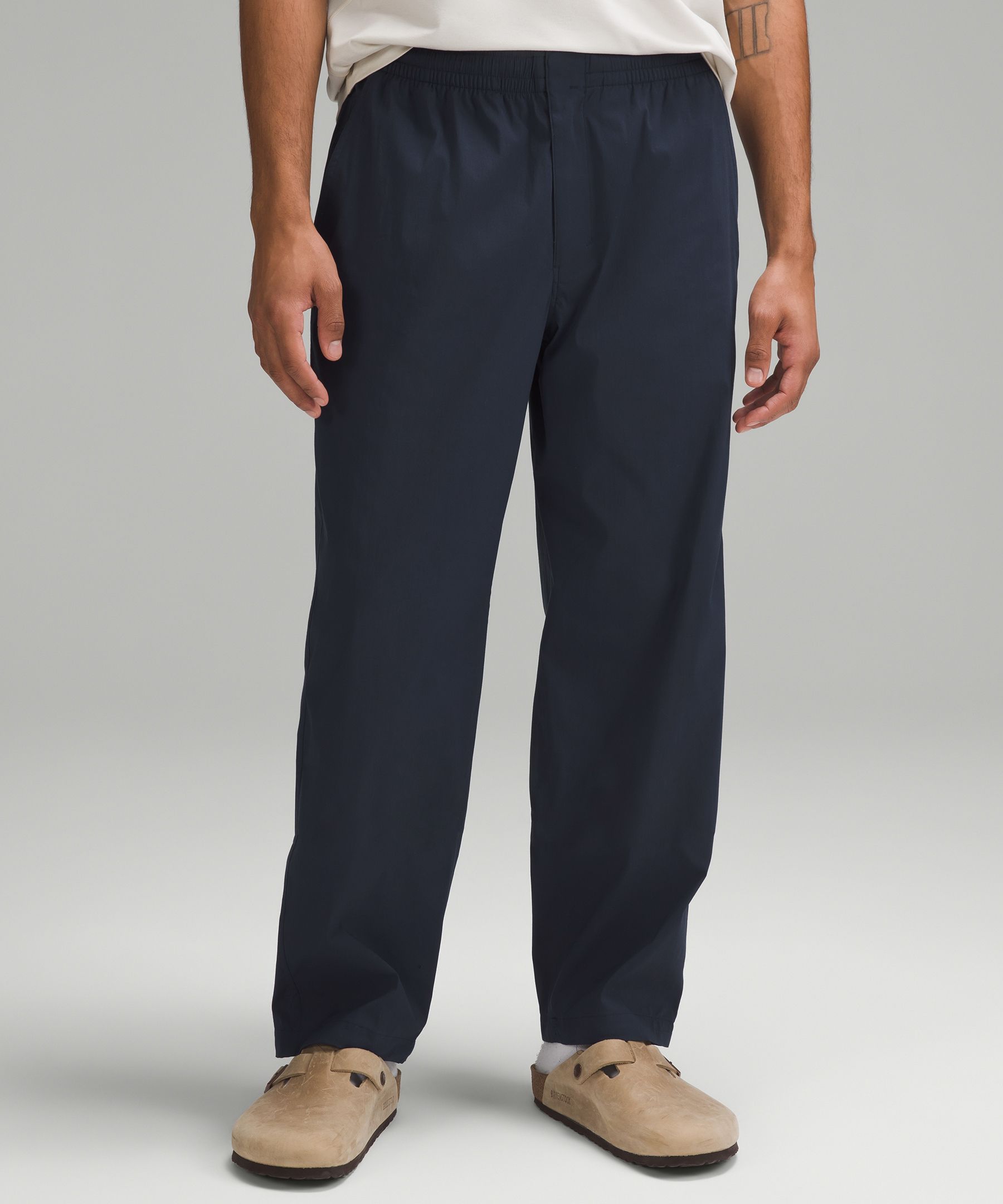 Poplin Relaxed-Fit Pant, Joggers