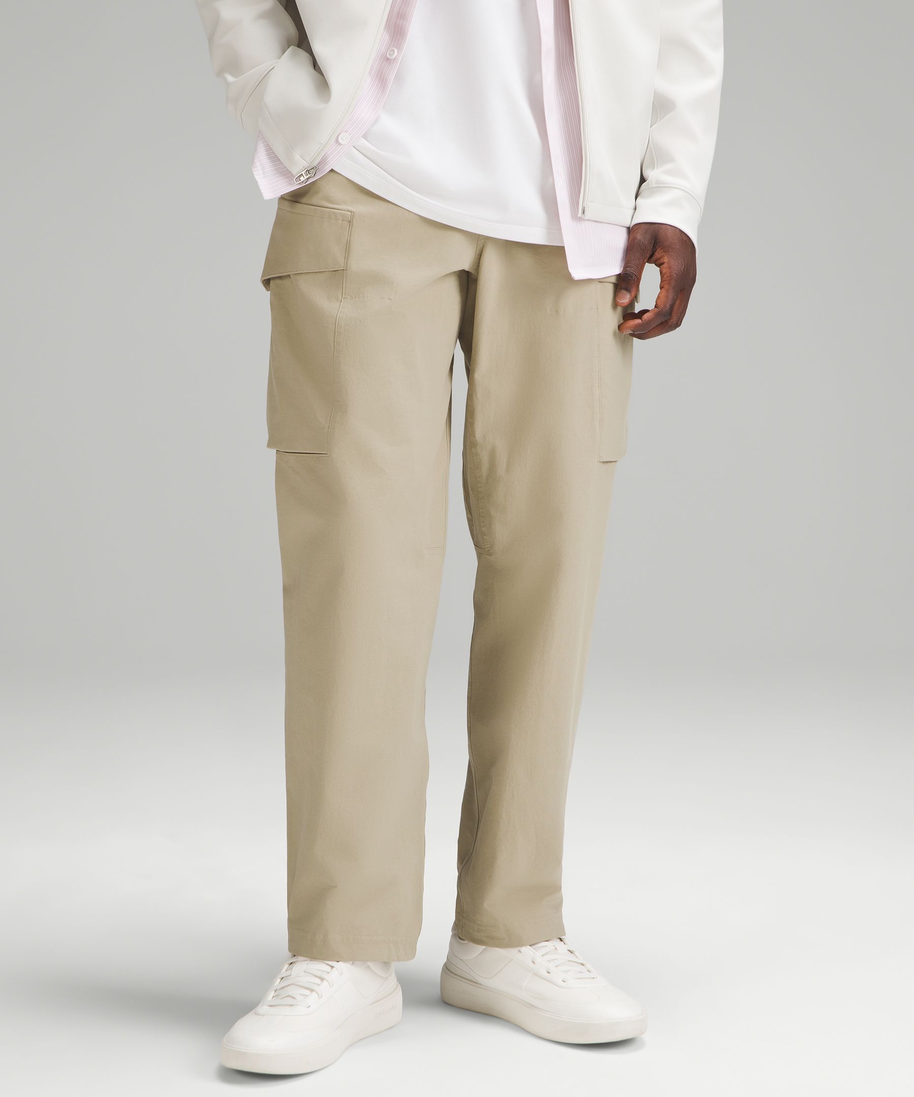 Normal Stretch Canvas Pant-Khaki