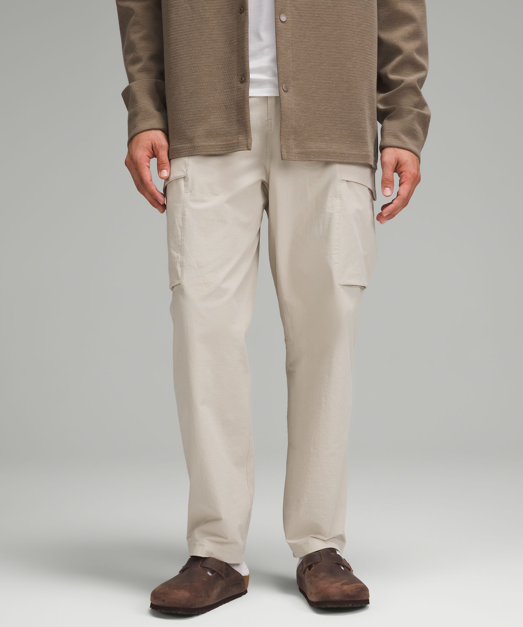 Stretch Cotton VersaTwill Relaxed-Fit Cargo Pant - White