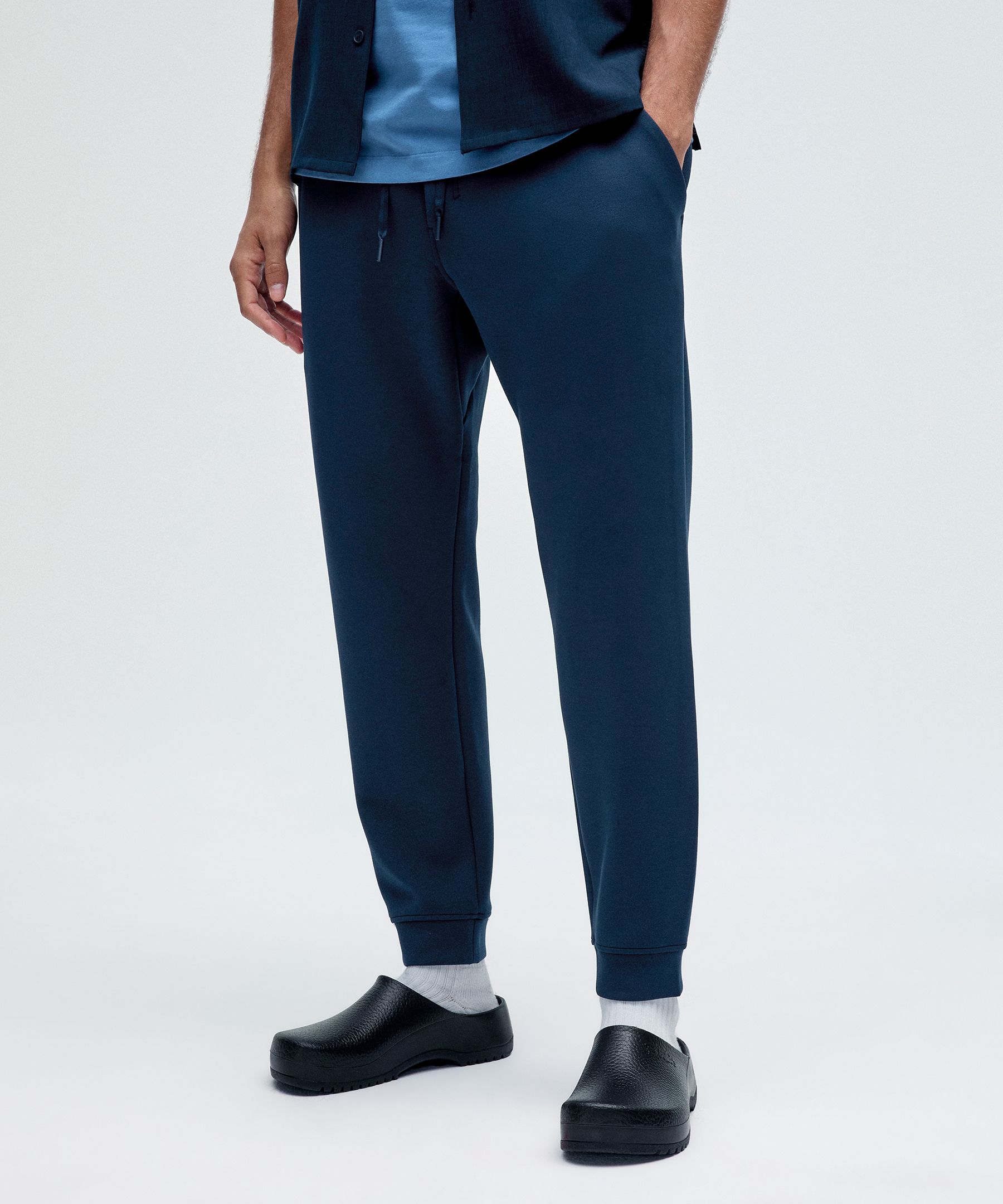 Smooth Spacer Jogger Regular - Blue