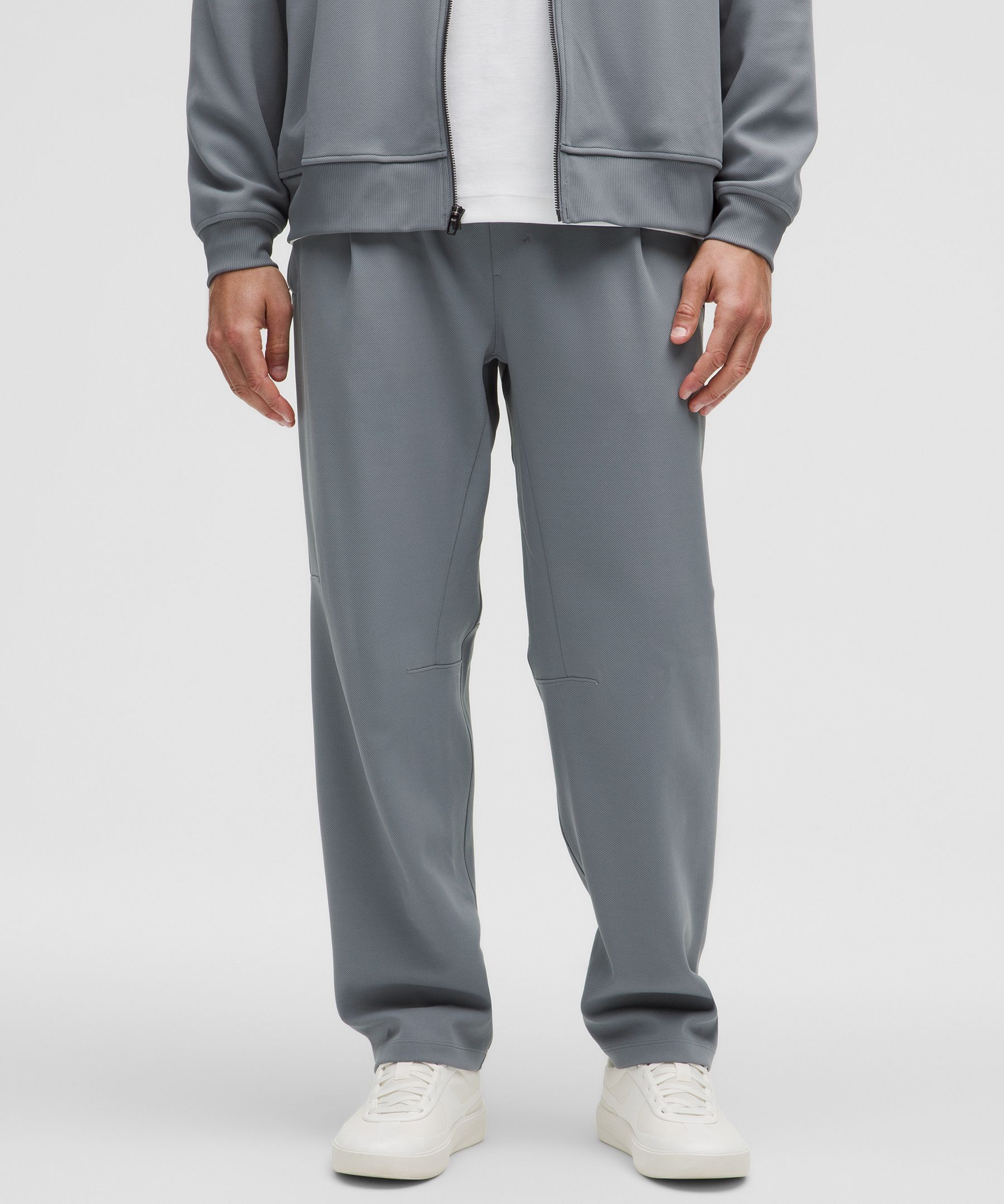 Relaxed-Fit Smooth Twill Track Pant