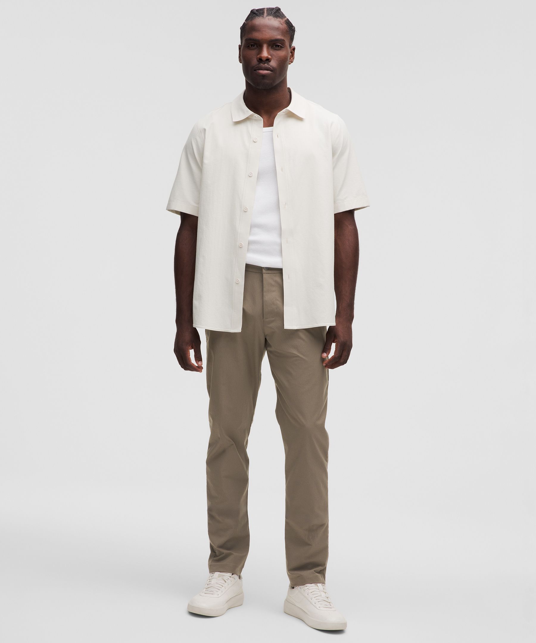 Cream Bondi Cropped Pant, Men's Pants