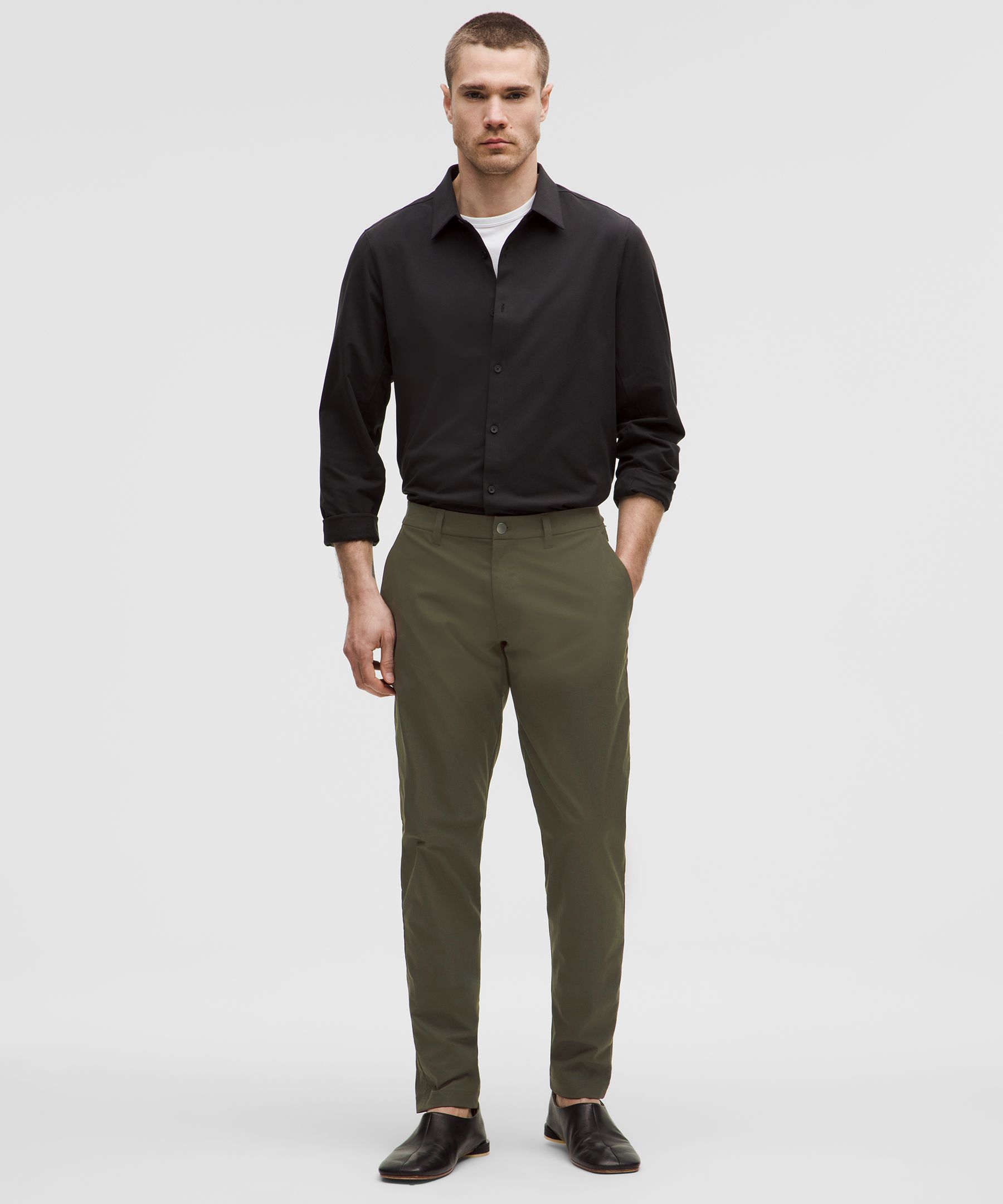 Lululemon Abc Slim-fit Trousers 30l Smooth Twill