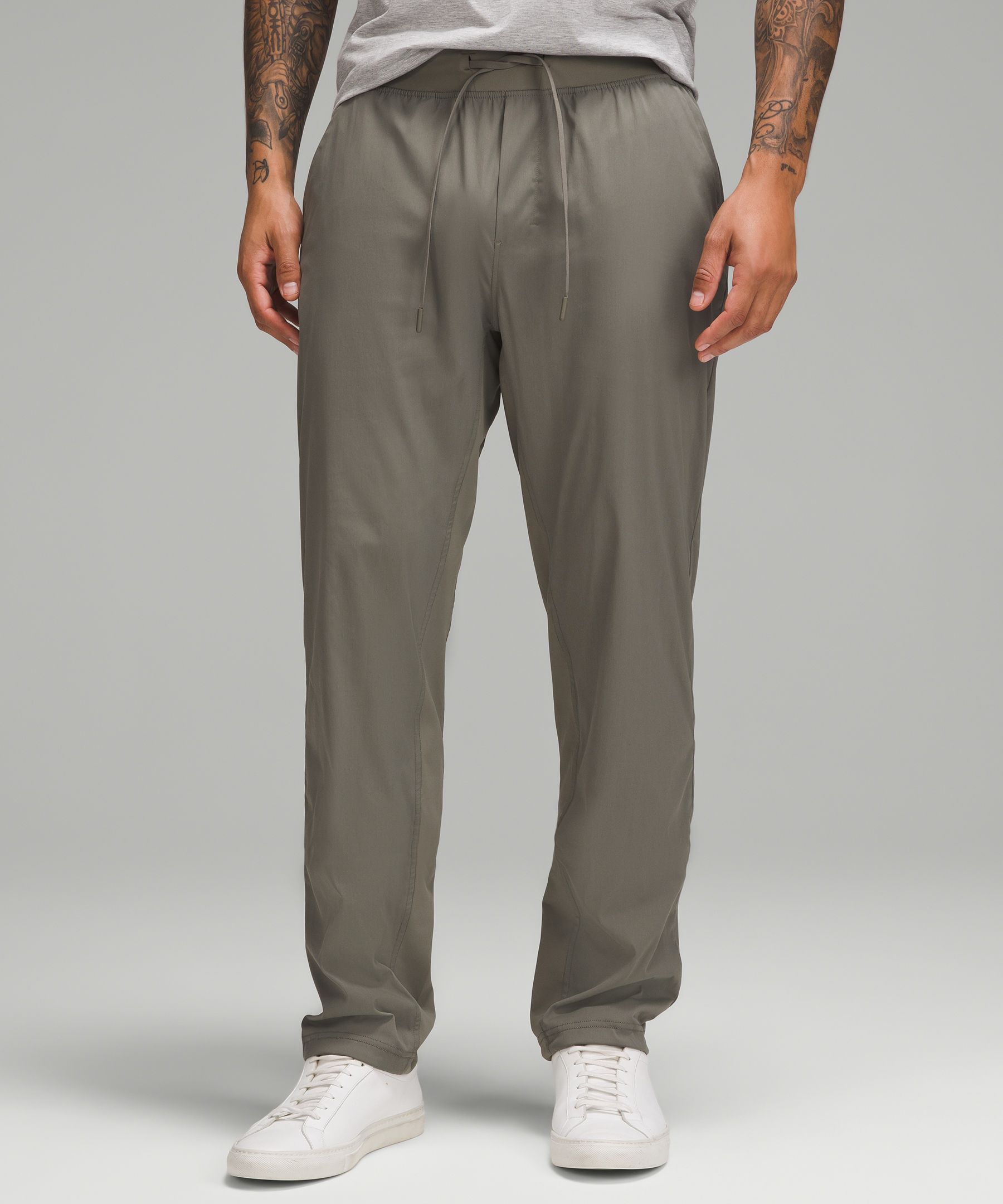 Lululemon Surge Jogger 29” Pants Mens Size XL Gray Reflective Zip Ankle  Faux Fly for sale online 