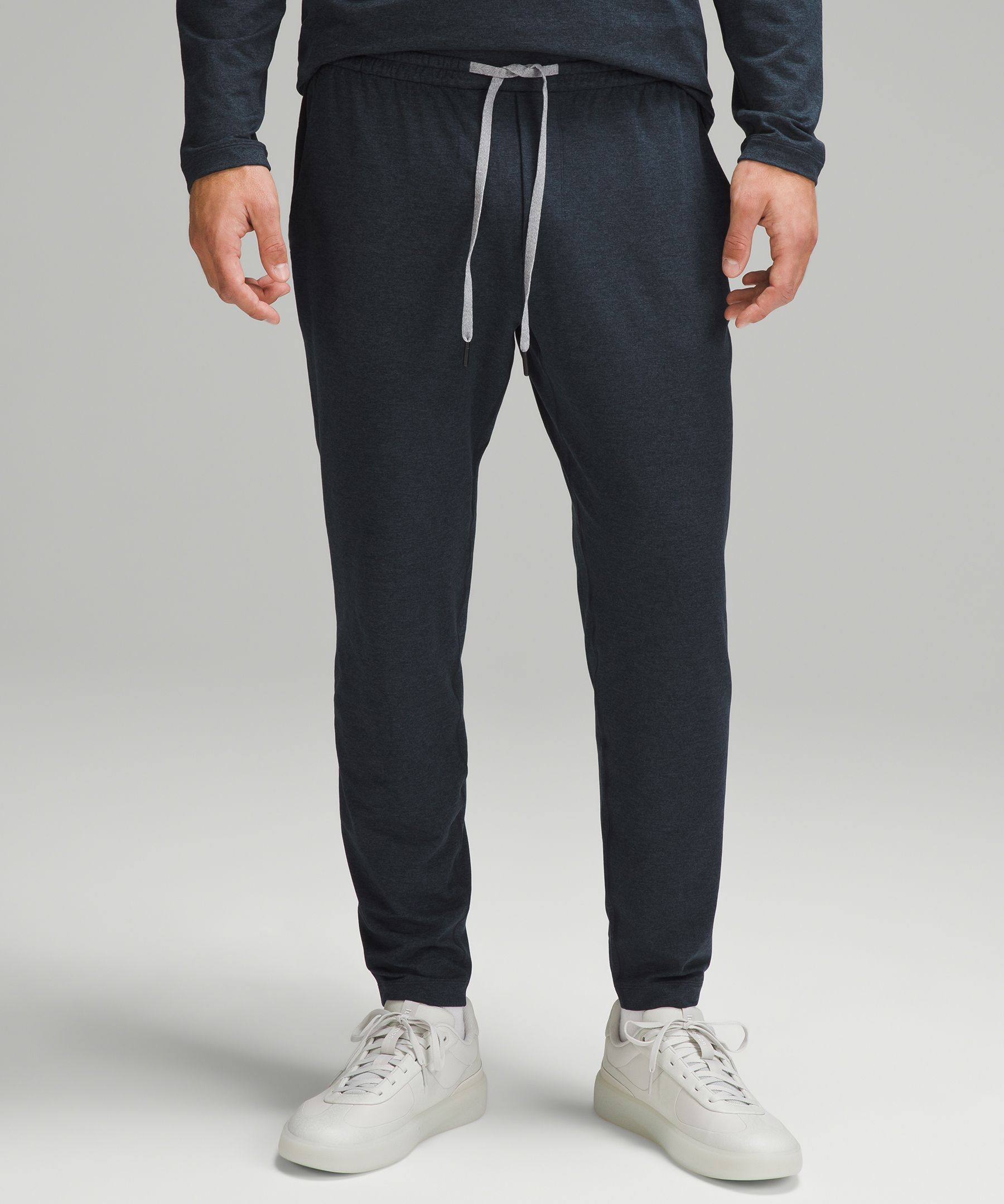 Soft Jersey Tapered Pant Shorter - Blue