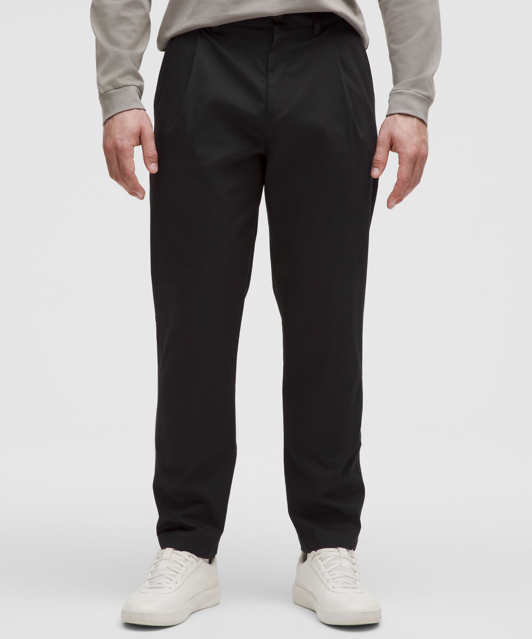 Cotton Twill Pleat-Front Trouser Regular