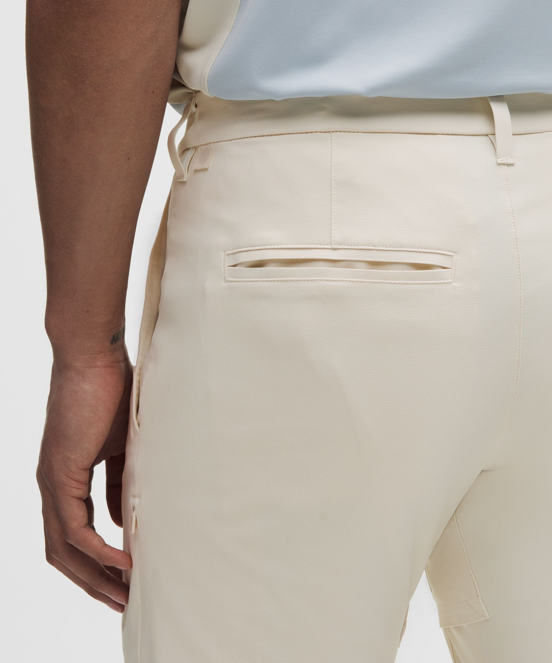 ABC Slim-Fit Fixed-Waist Golf Jogger - White